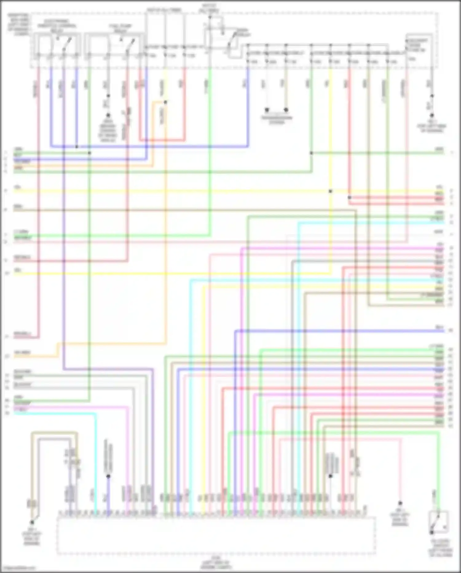 Ascent Subaru I (2017-2022): Wiring diagram engine performance 2.4l turbo (3 of 7)