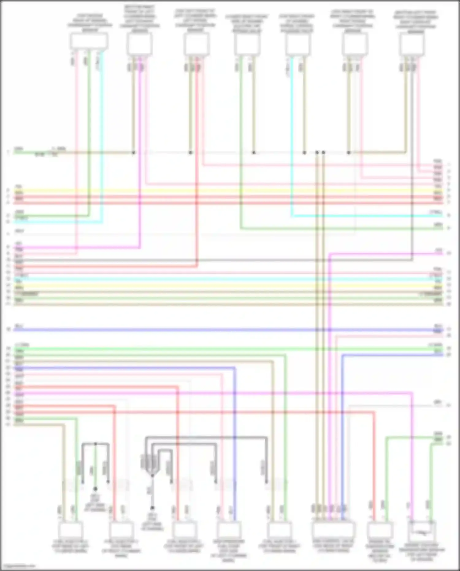 Ascent Subaru I (2017-2022): Wiring diagram engine performance 2.4l turbo (4 of 7)