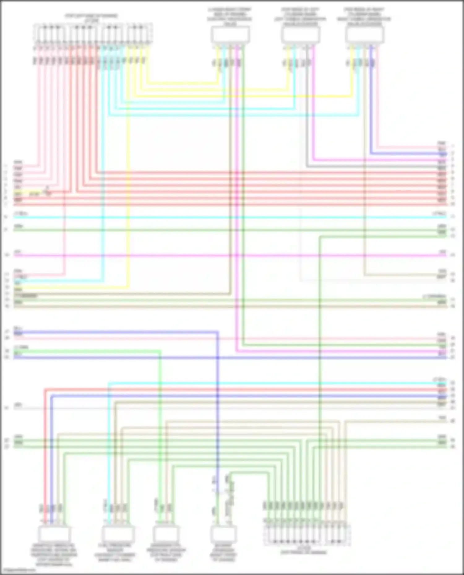 Ascent Subaru I (2017-2022): Wiring diagram engine performance 2.4l turbo (5 of 7)