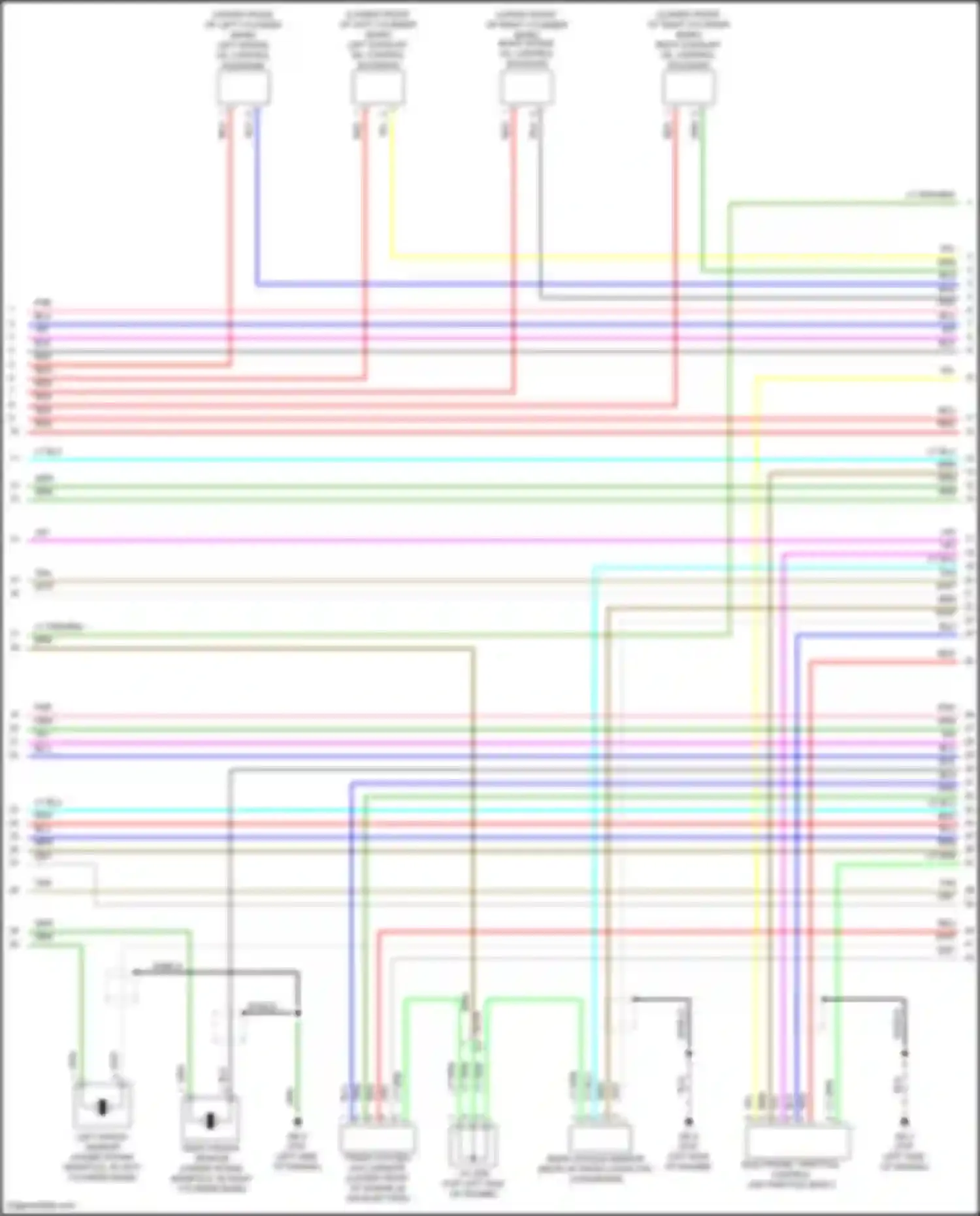 Ascent Subaru I (2017-2022): Wiring diagram engine performance 2.4l turbo (6 of 7)