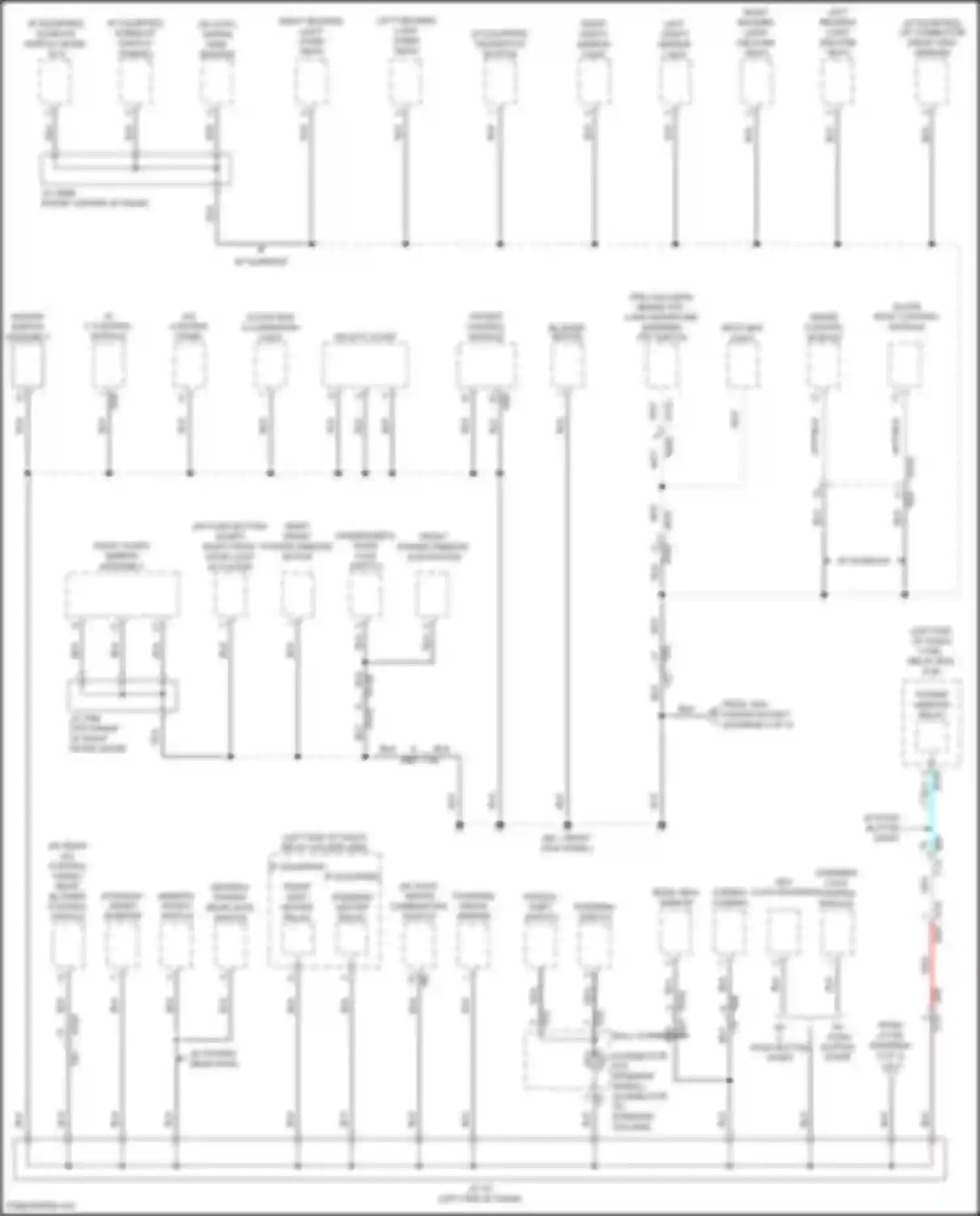 Ascent Subaru I (2017-2022): Ground distribution circuit (1 of 5)