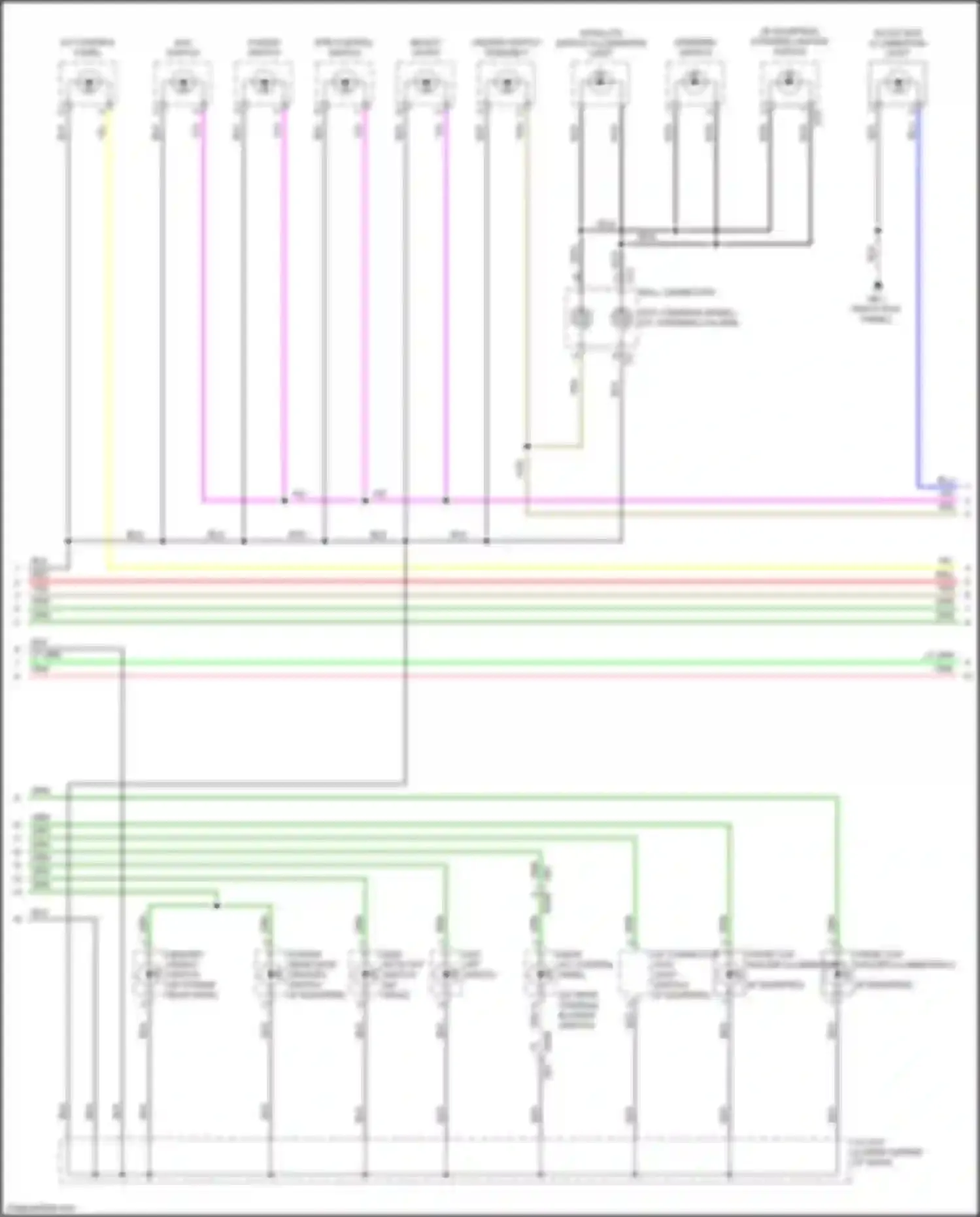 Ascent Subaru I (2017-2022): Instrument illumination circuit (2 of 3)