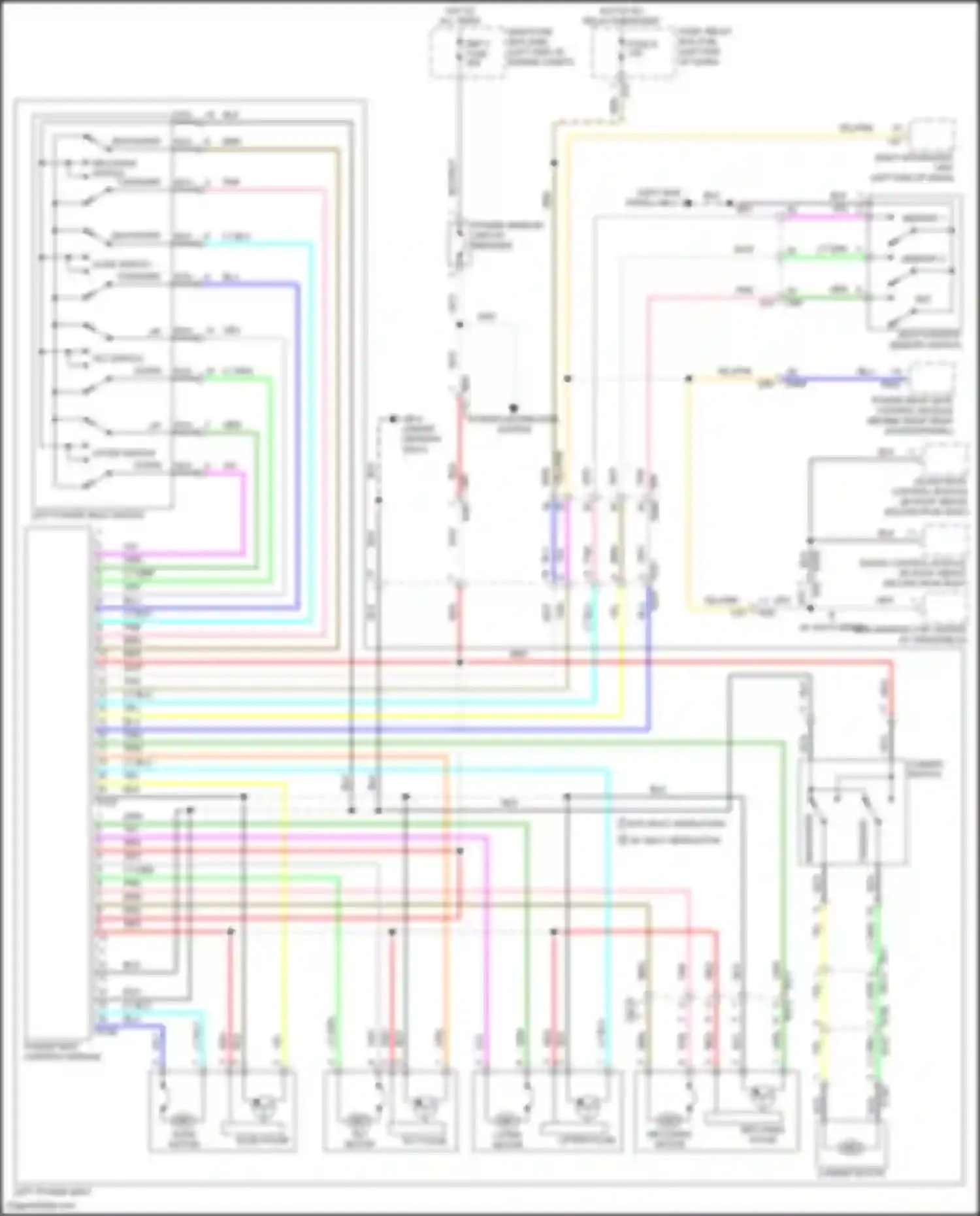 Ascent Subaru I (2017-2022): Memory systems circuit