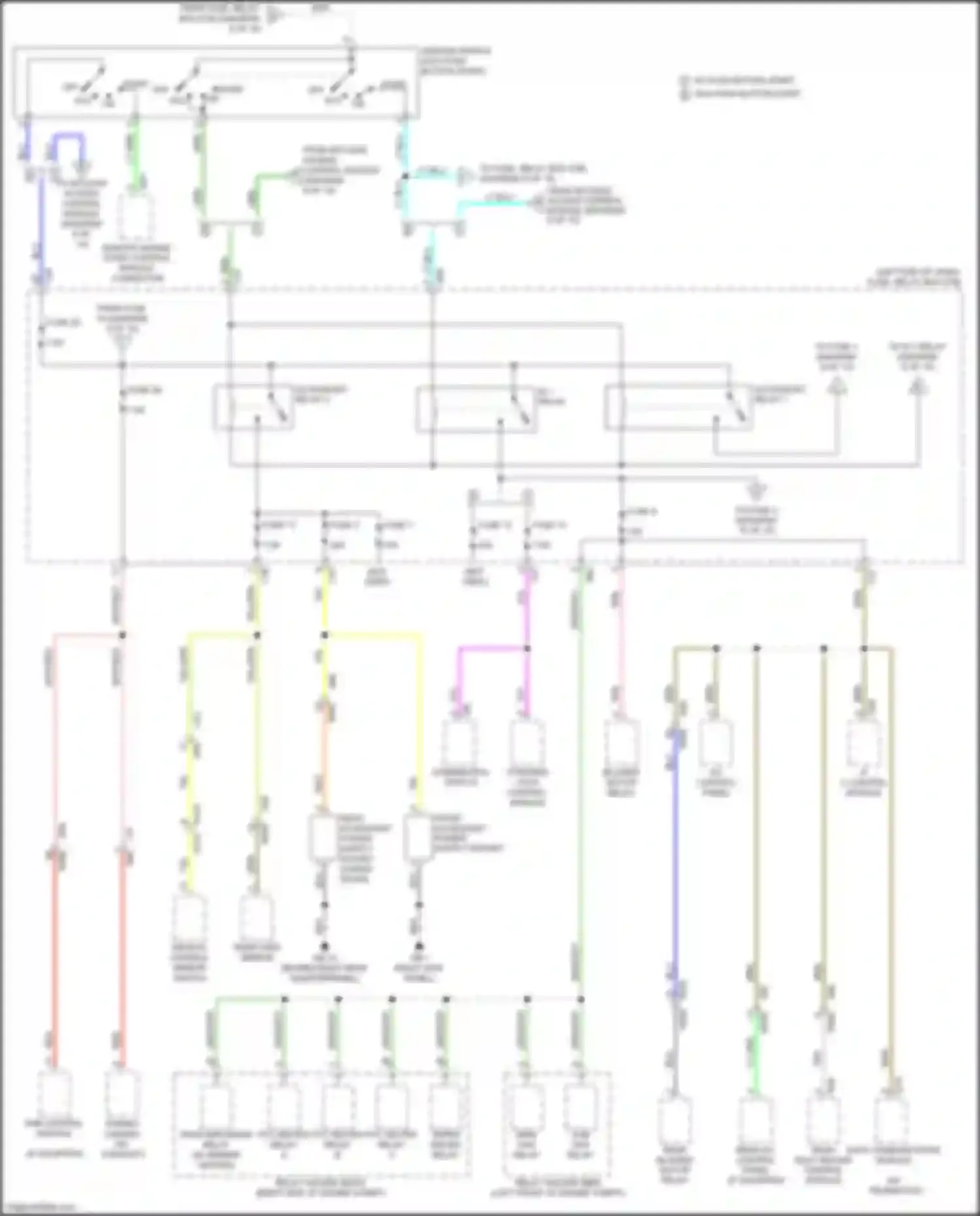 Ascent Subaru I (2017-2022): Power distribution circuit (7 of 10)