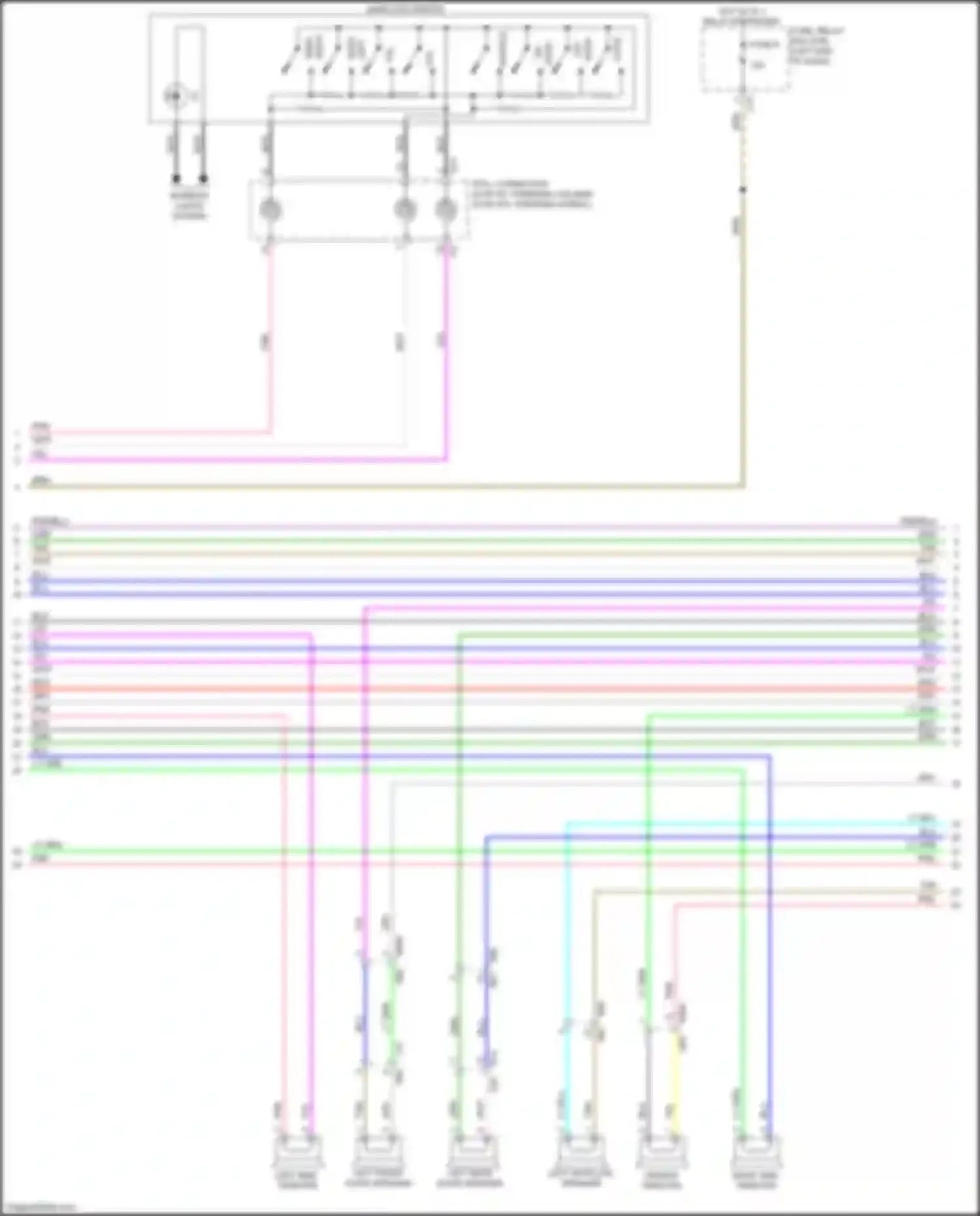 Ascent Subaru I (2017-2022): Radio circuit, w/ navigation, audio amplifier & telematics (3 of 4)