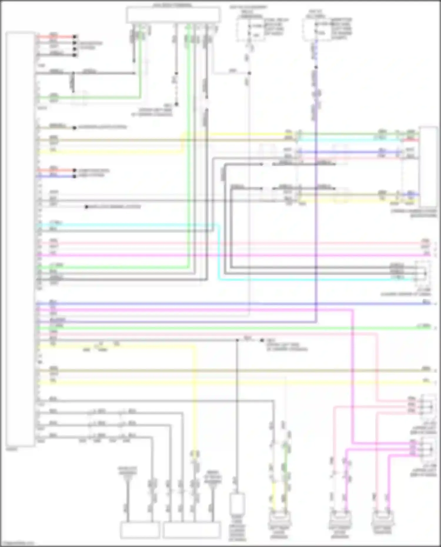 Ascent Subaru I (2017-2022): Radio circuit, w/o navigation & telematics (1 of 2)