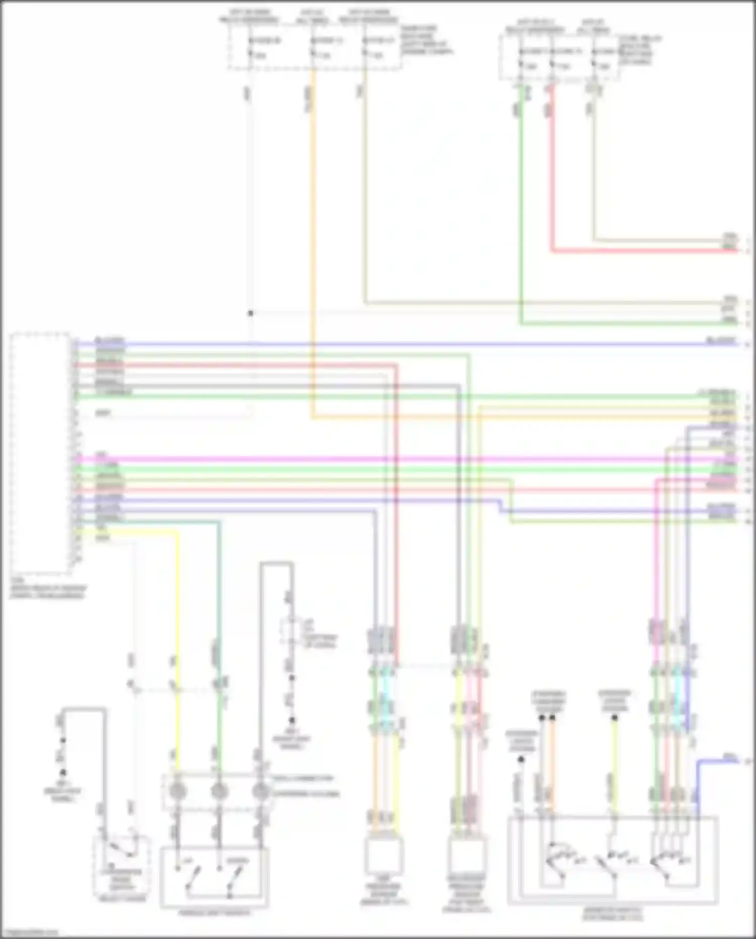 Ascent Subaru I (2017-2022): Transmission circuit (1 of 2)