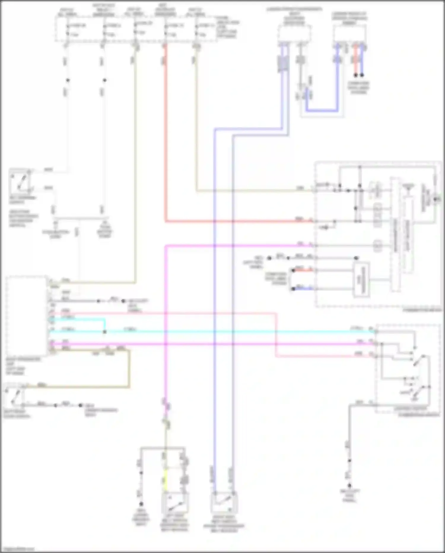 Ascent Subaru I (2017-2022): Chime circuit