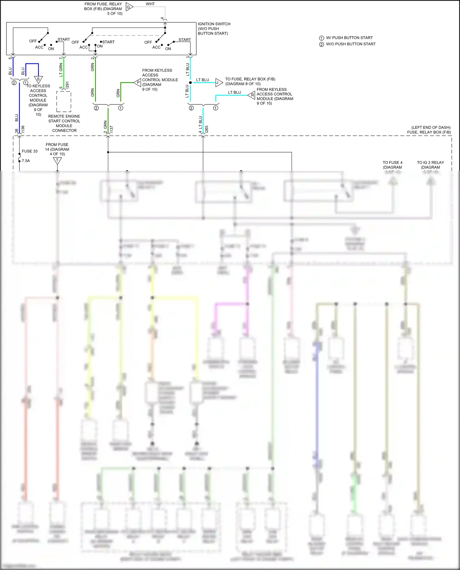 Subaru Ascent I (2017-2022) a/c control module wiring diagram  (7 of 8)