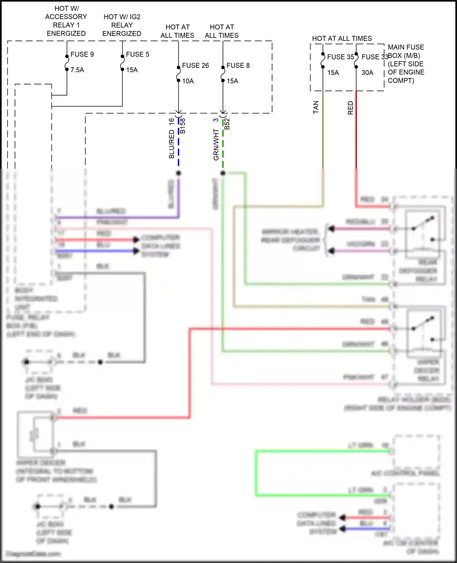 Subaru Ascent I (2017-2022) computer data lines system wiring diagram  (50 of 73)
