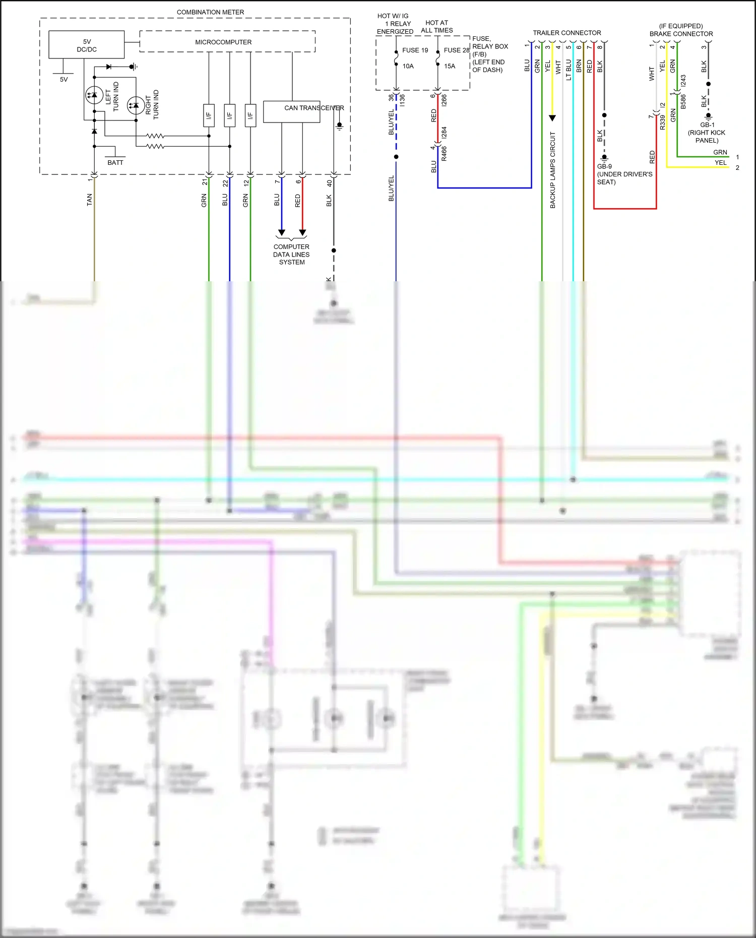 Subaru Ascent I (2017-2022) computer data lines system wiring diagram  (36 of 73)
