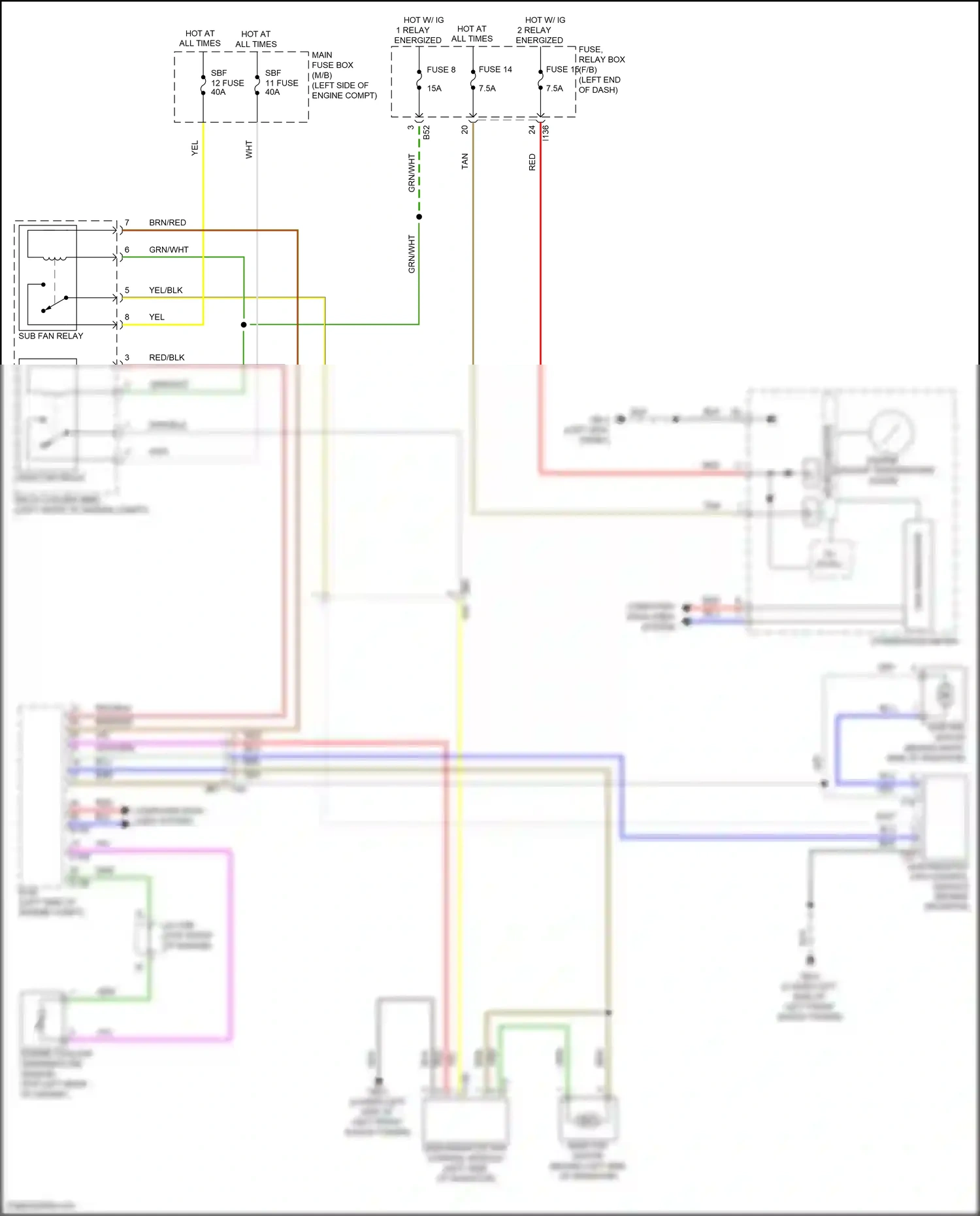 Subaru Ascent I (2017-2022) computer data lines system wiring diagram  (42 of 73)