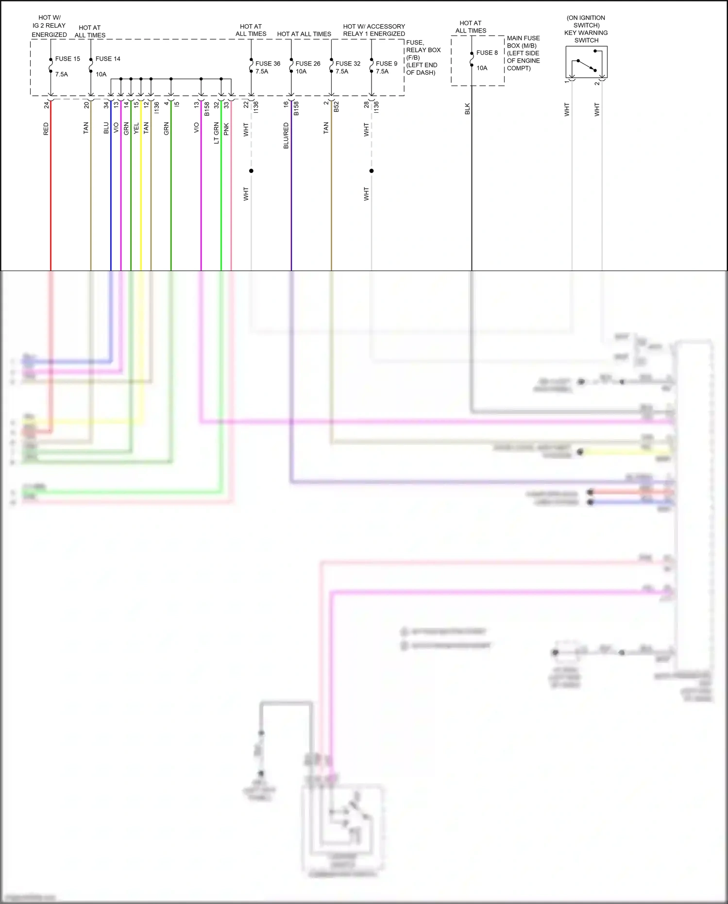 Subaru Ascent I (2017-2022) computer data lines system wiring diagram  (38 of 73)