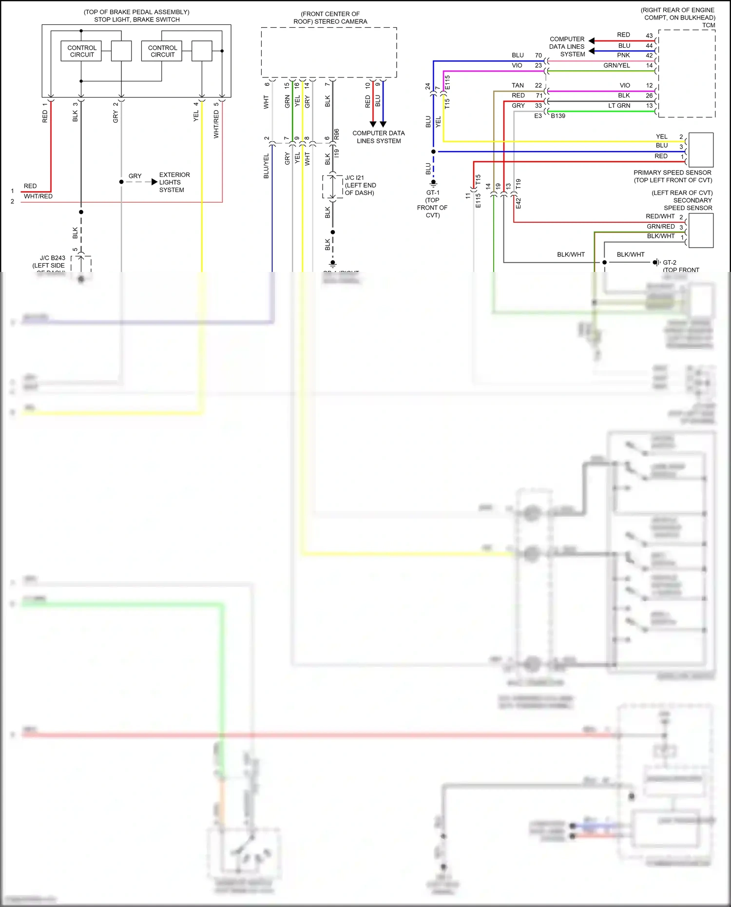 Subaru Ascent I (2017-2022) computer data lines system wiring diagram  (71 of 73)