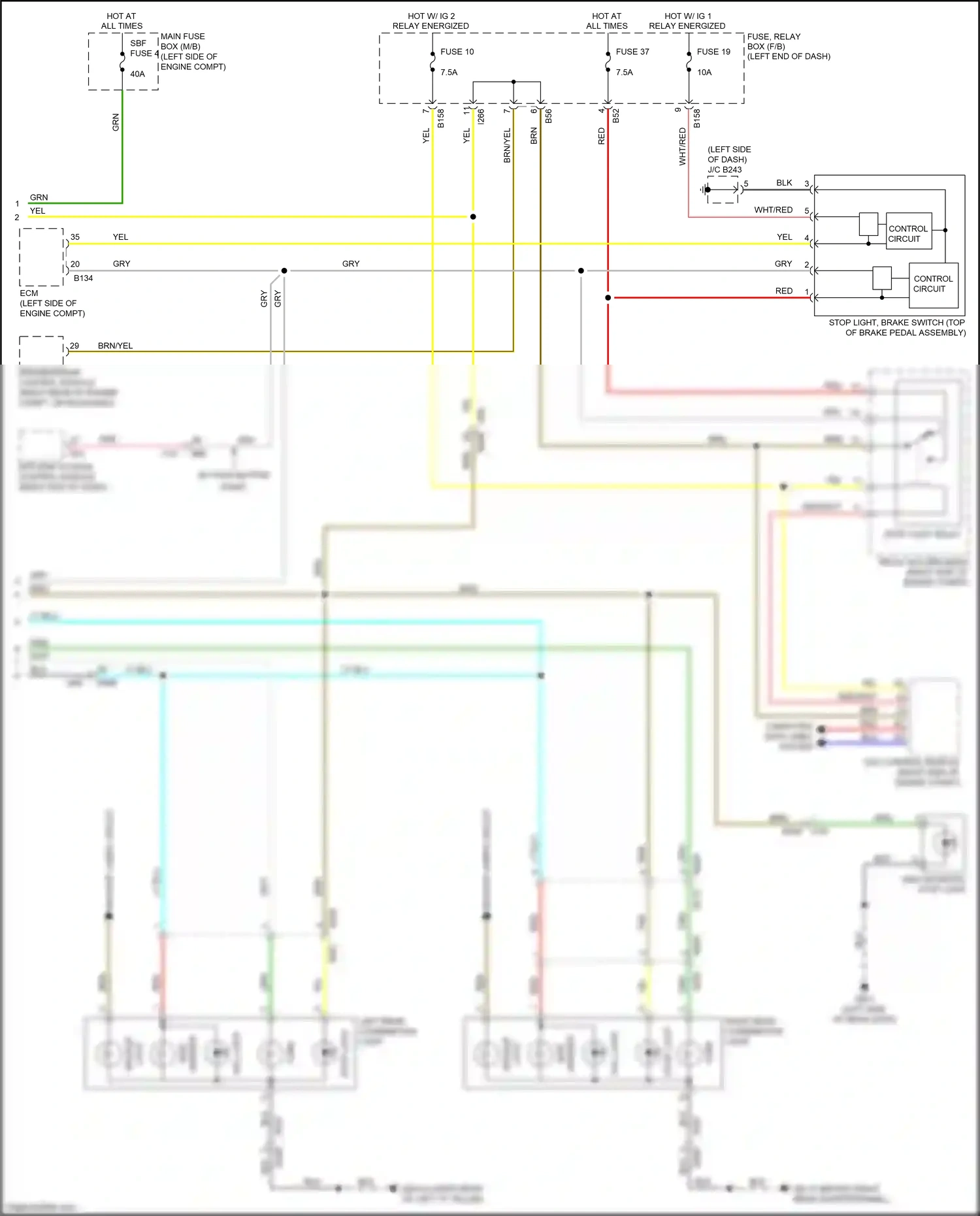 Subaru Ascent I (2017-2022) computer data lines system wiring diagram  (37 of 73)
