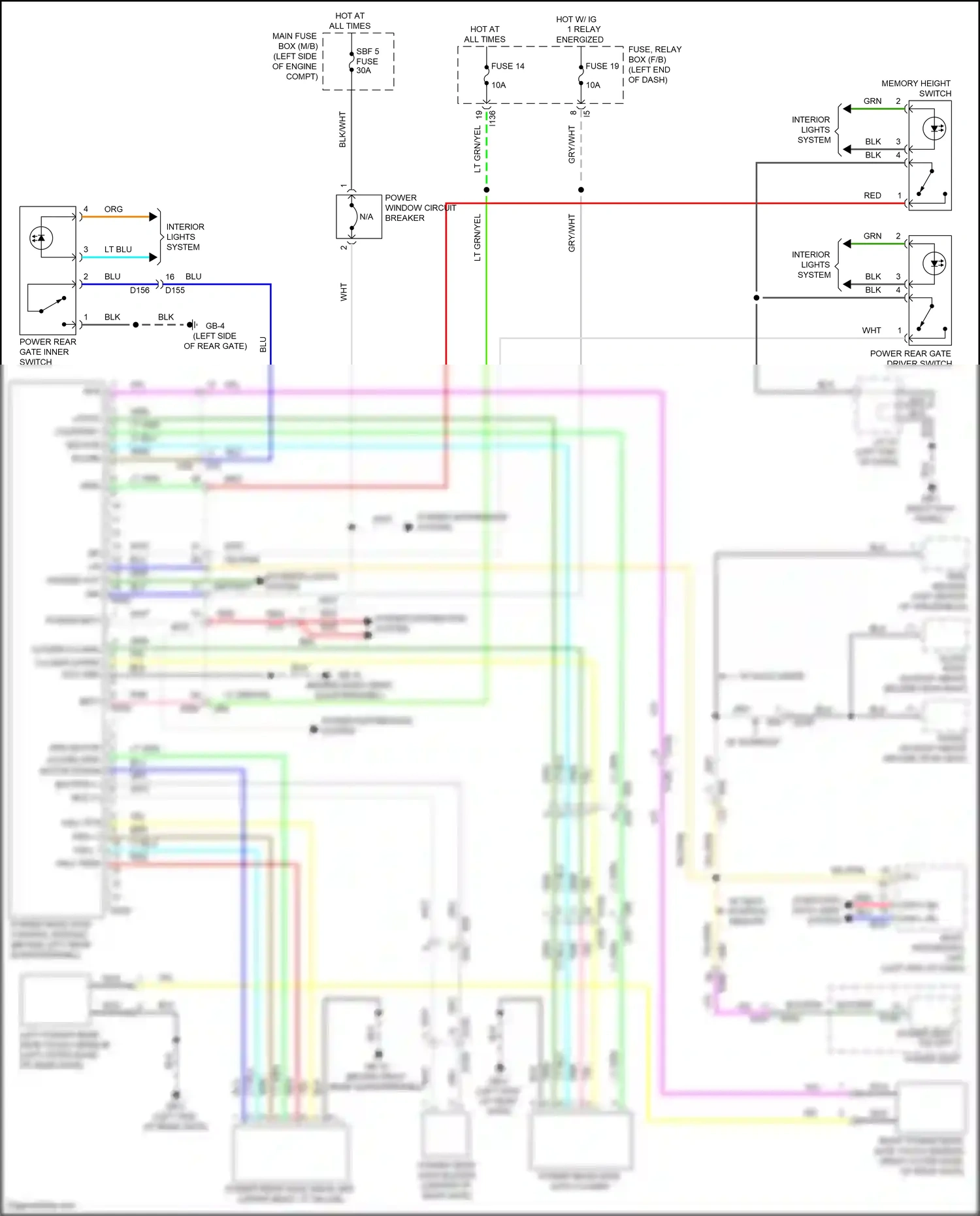 Subaru Ascent I (2017-2022) computer data lines system wiring diagram  (57 of 73)