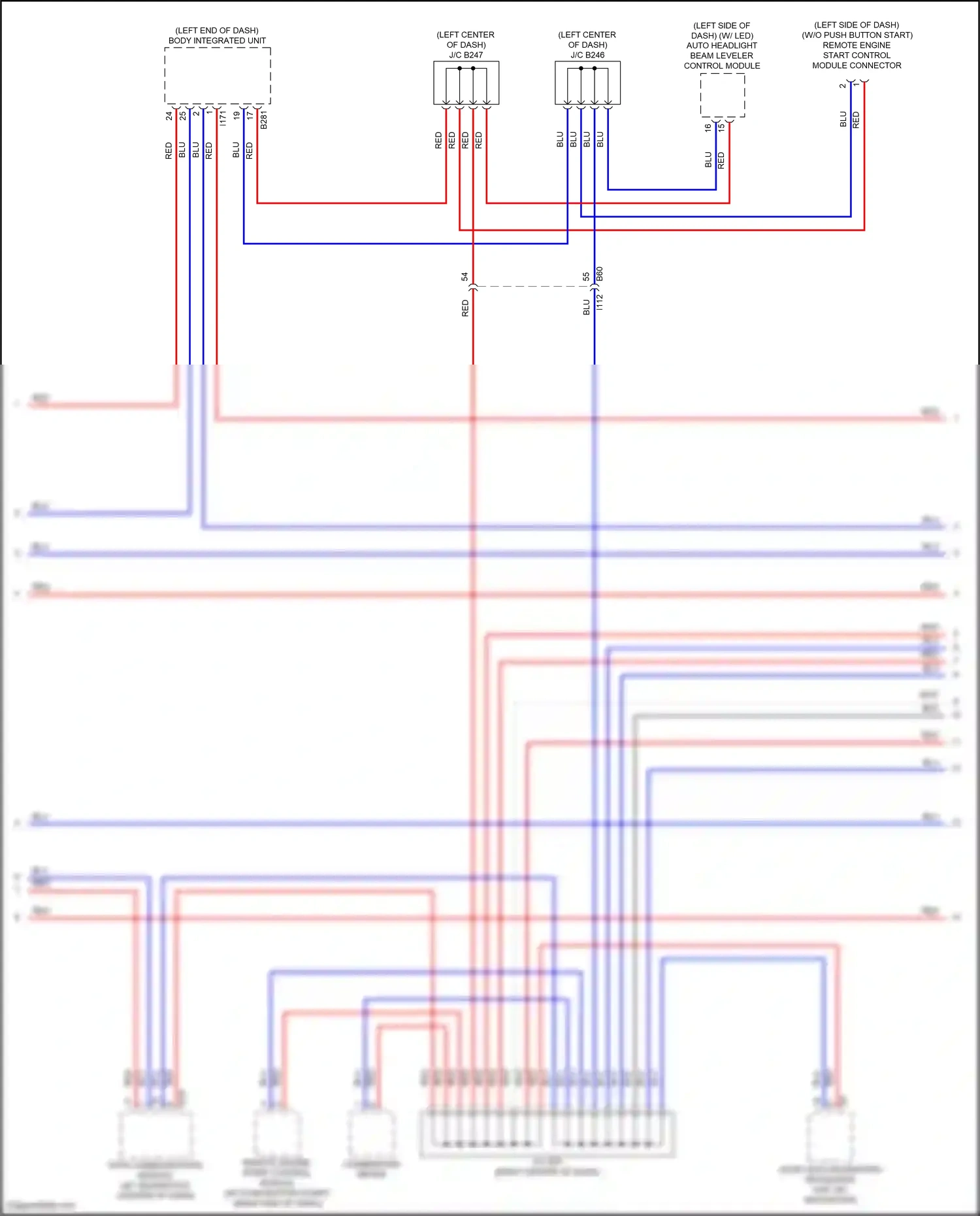 Subaru Ascent I (2017-2022) data communication module wiring diagram  (1 of 9)