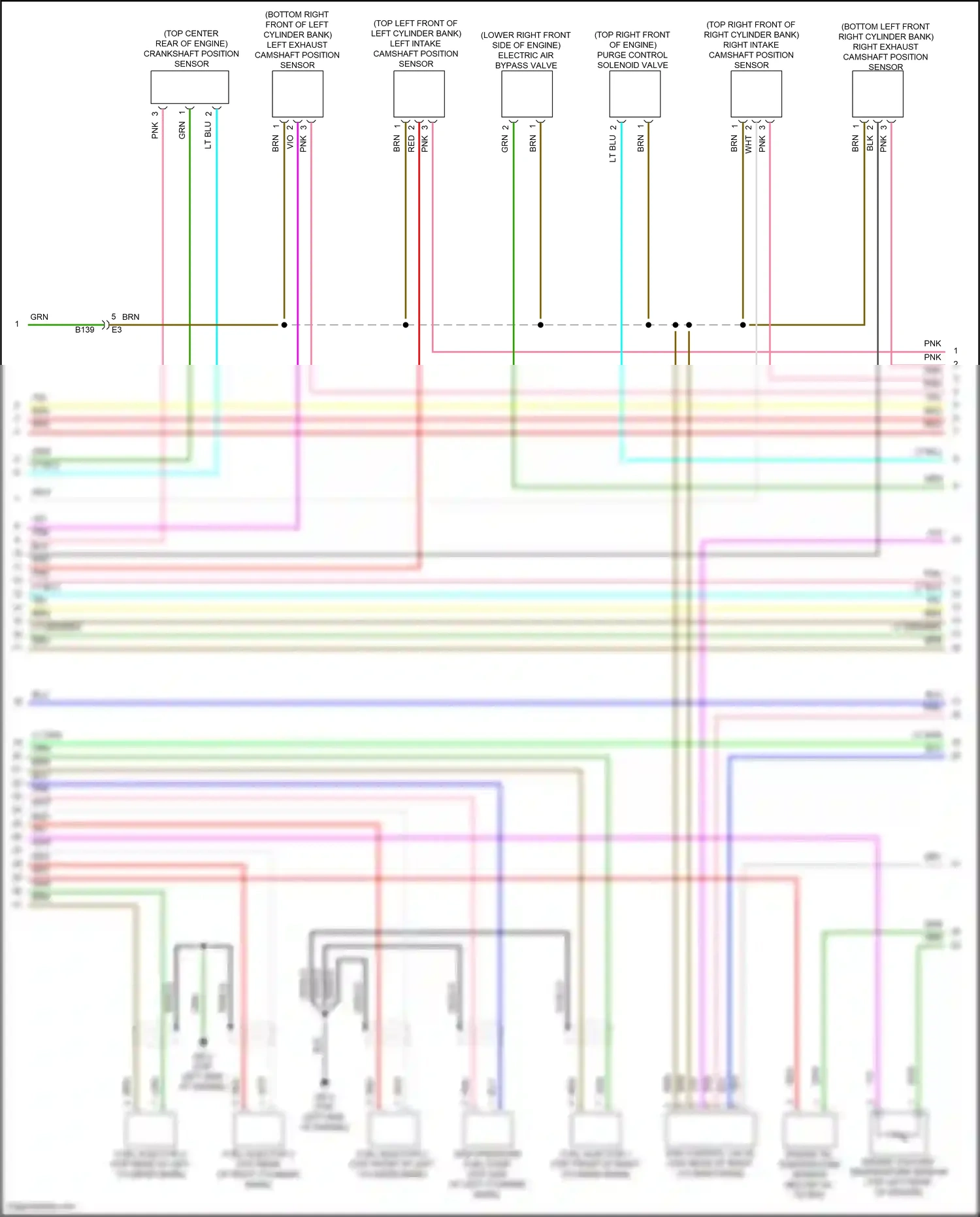 Subaru Ascent I (2017-2022) engine coolant temperature sensor wiring diagram  (3 of 3)