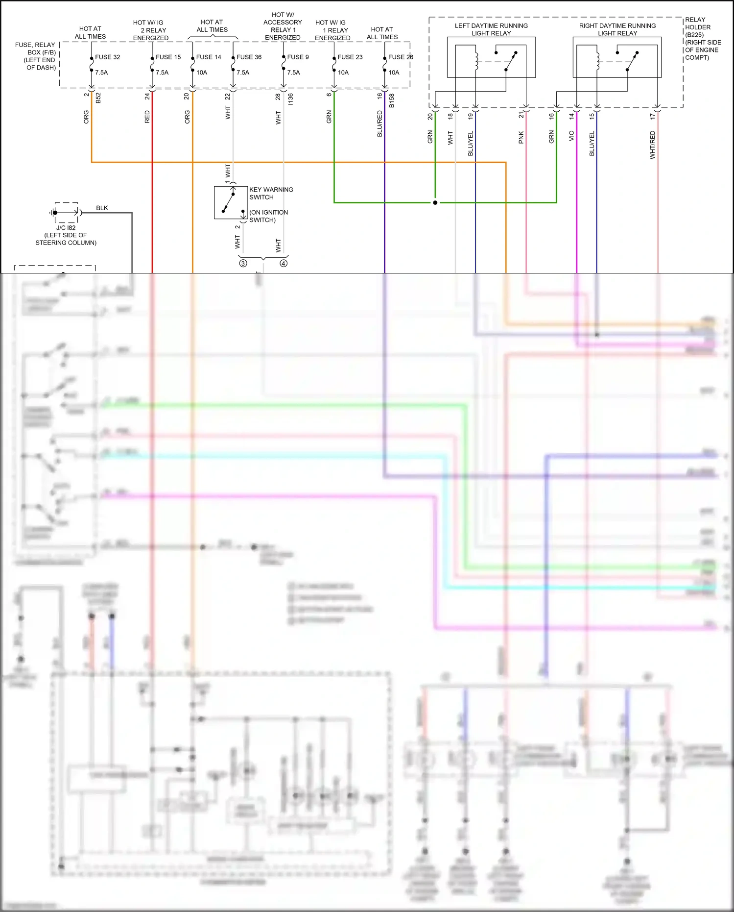Subaru Ascent I (2017-2022) micro computer wiring diagram  (3 of 9)