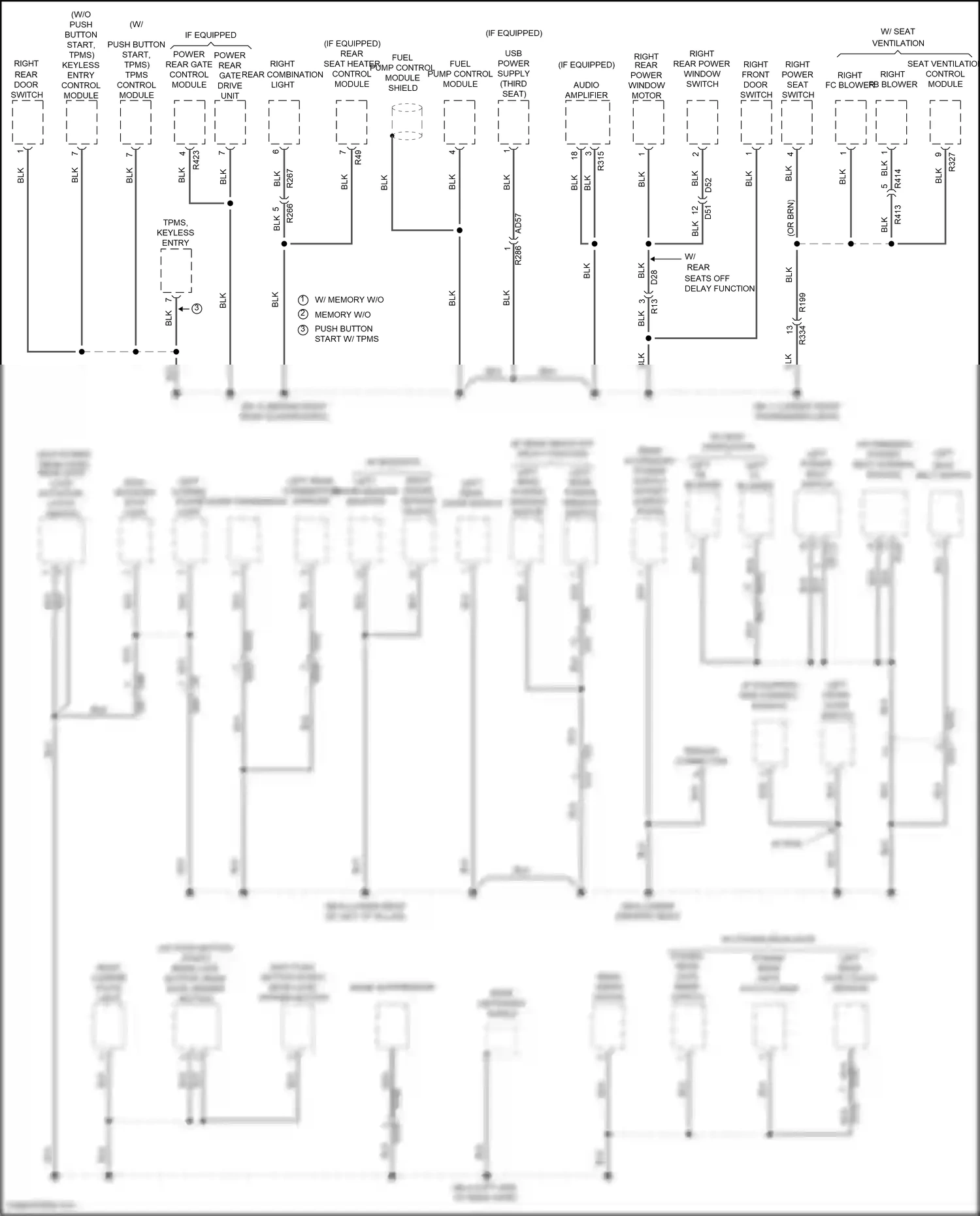 Subaru Ascent I (2017-2022) rab control module wiring diagram  (3 of 6)
