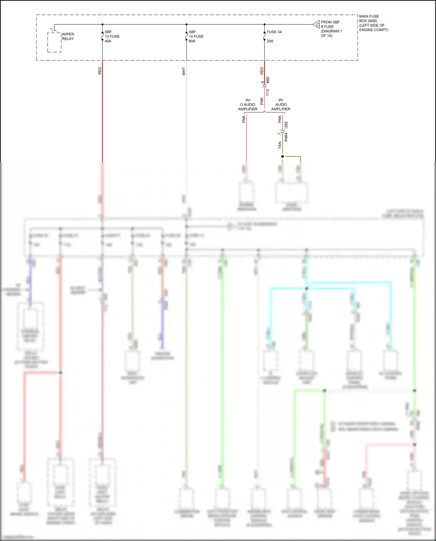 Subaru Ascent I (2017-2022) tpms control module wiring diagram  (2 of 2)