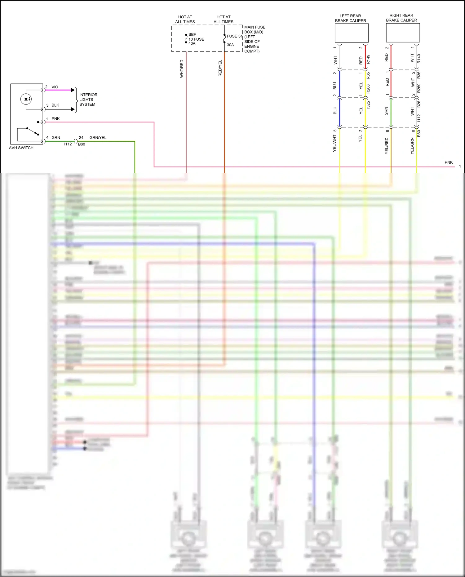 Subaru Ascent I (2017-2022) vdc control module wiring diagram  (1 of 8)