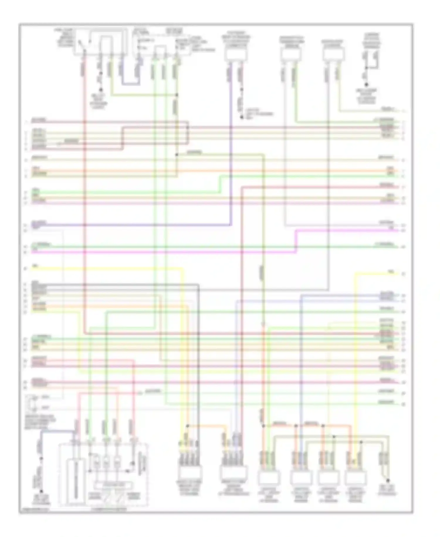 Baja Subaru I (2002-2006): Wiring diagram engine performance 2.5l turbo (2 of 4)