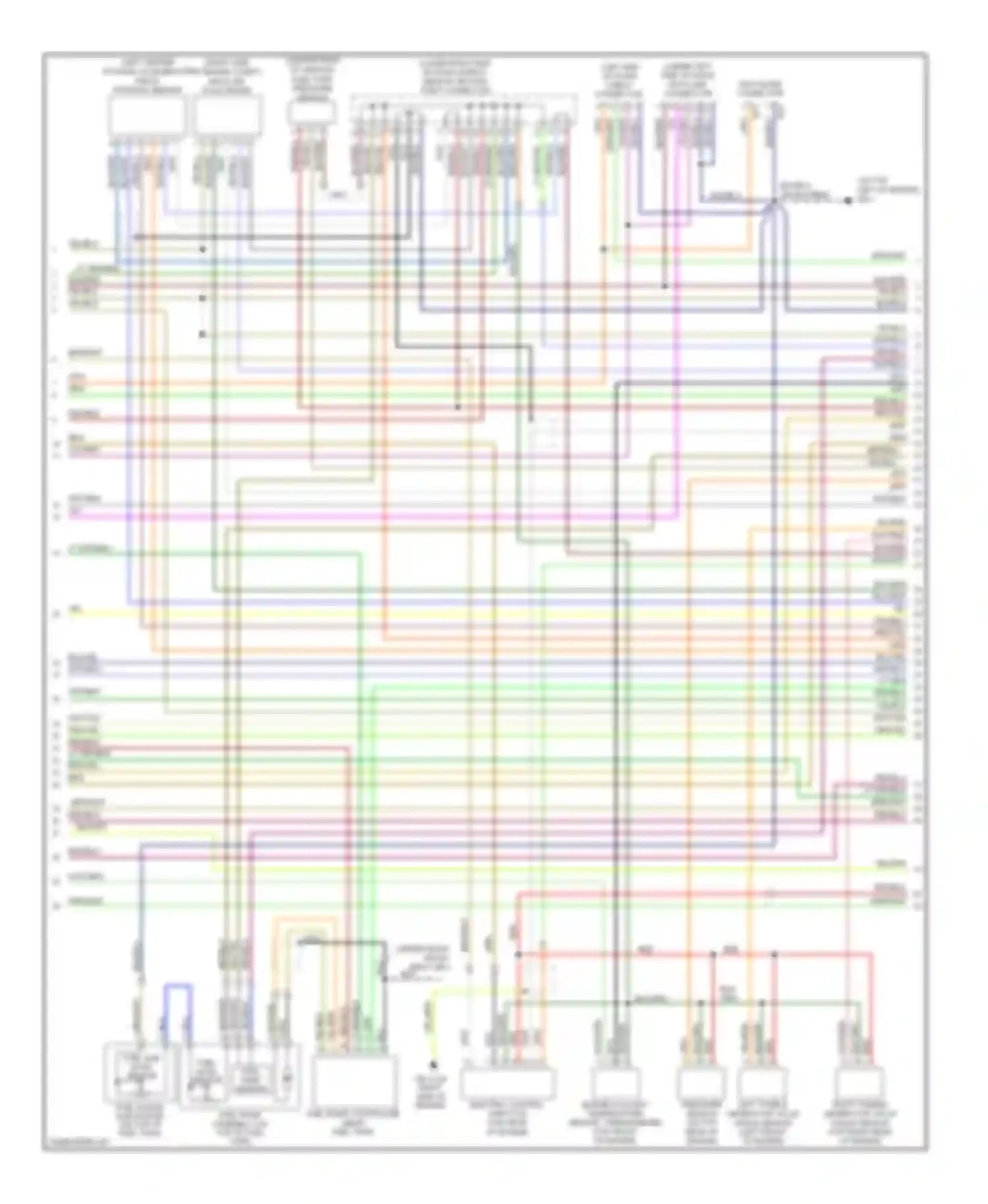 Baja Subaru I (2002-2006): Wiring diagram engine performance 2.5l turbo (3 of 4)