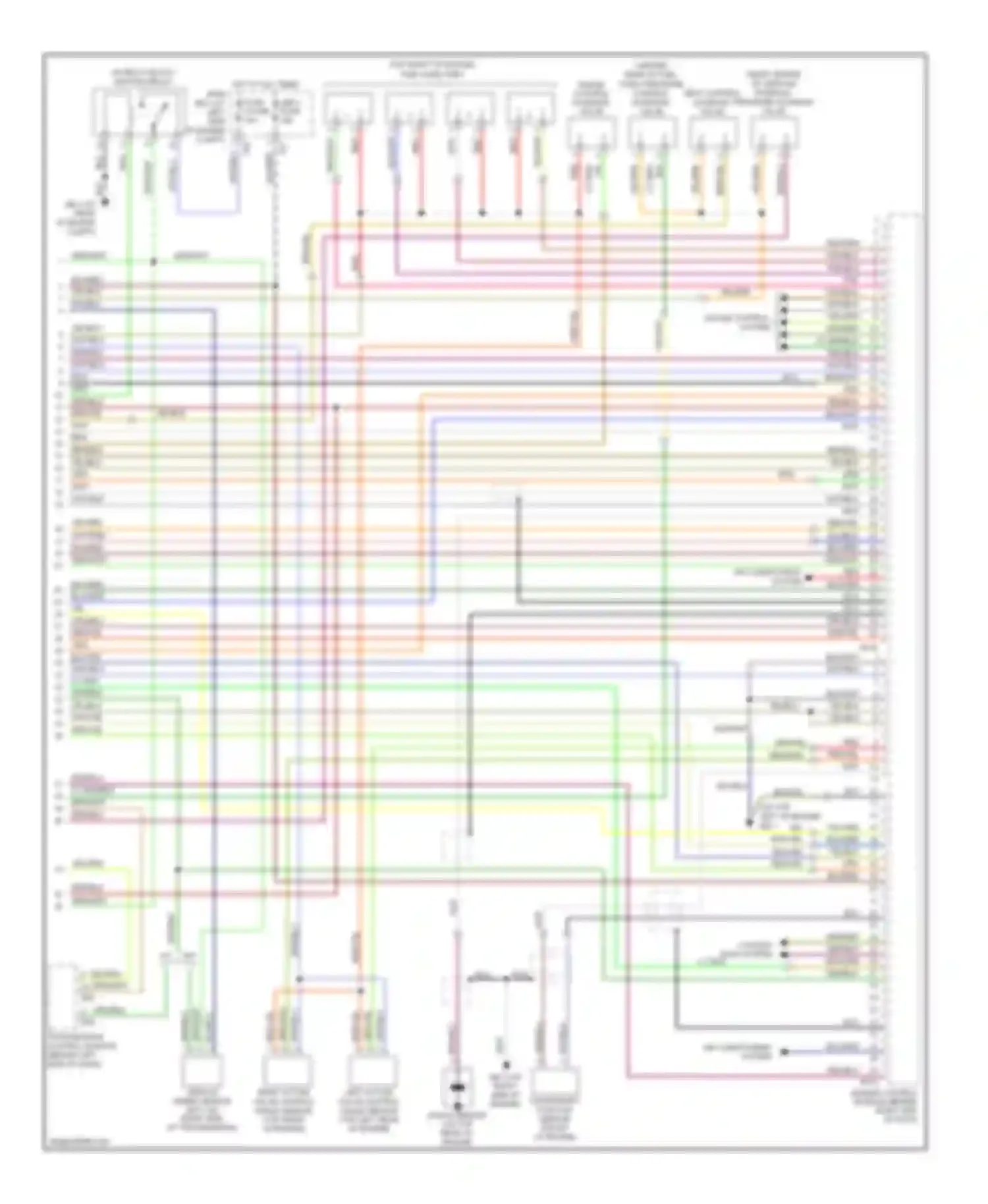 Baja Subaru I (2002-2006): Wiring diagram engine performance 2.5l turbo (4 of 4)