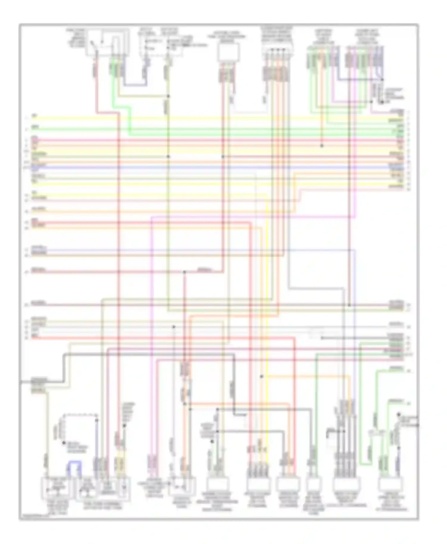 Baja Subaru I (2002-2006): Wiring diagram engine performance 2.5l (2 of 3)