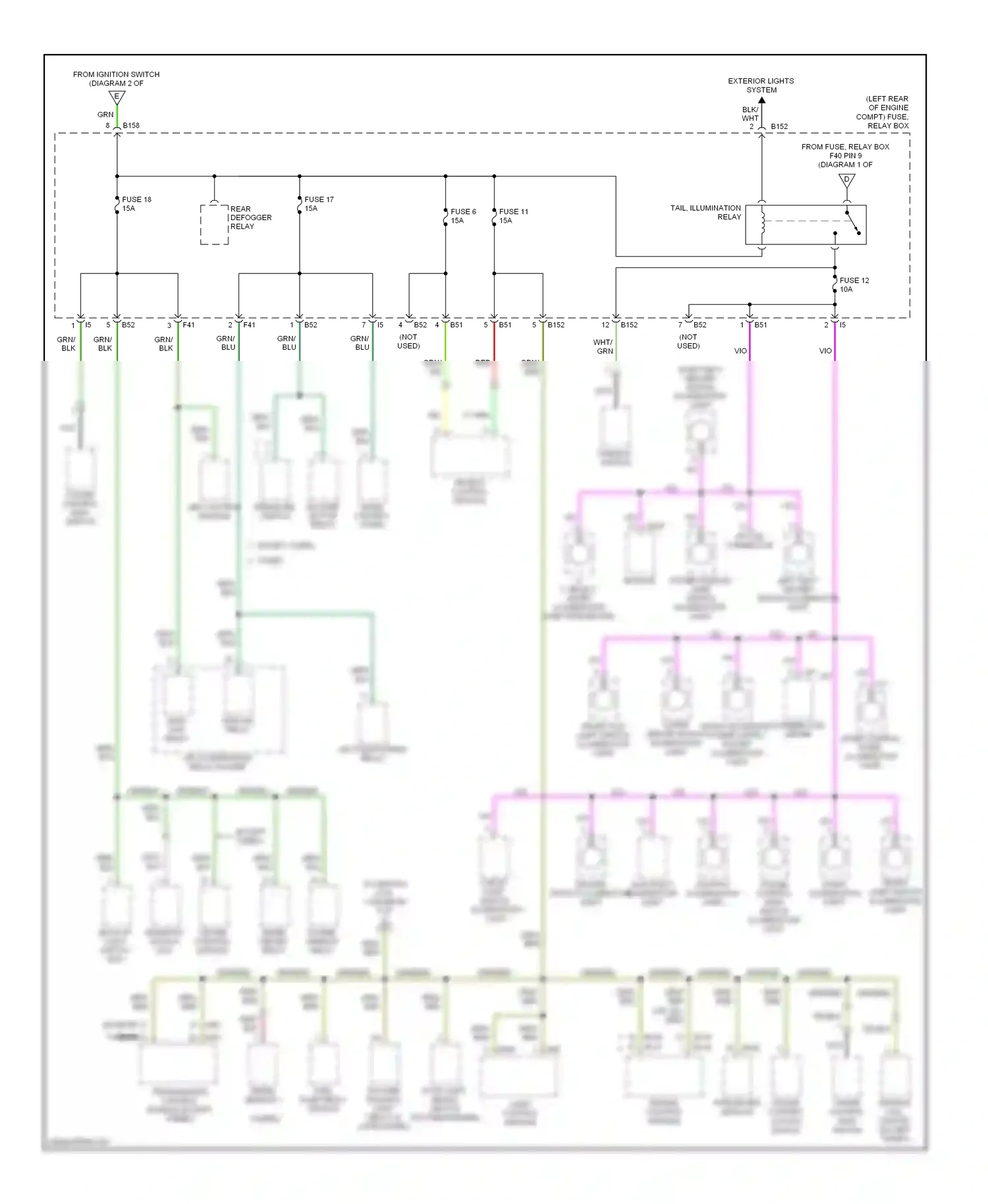 Subaru Baja I (2002-2006) abs control module wiring diagram  (2 of 3)