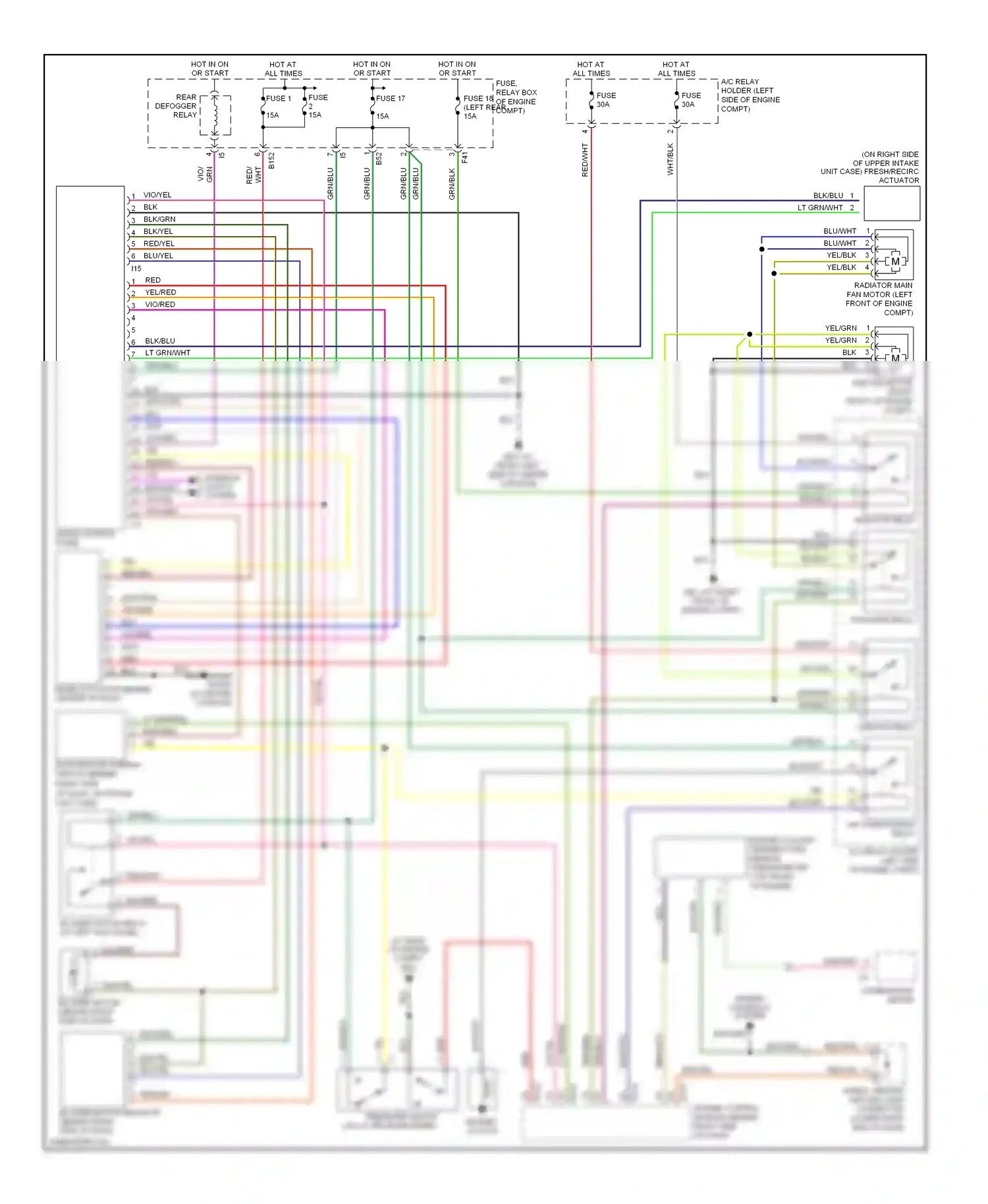 Subaru Baja I (2002-2006) engine controls system wiring diagram  (5 of 9)