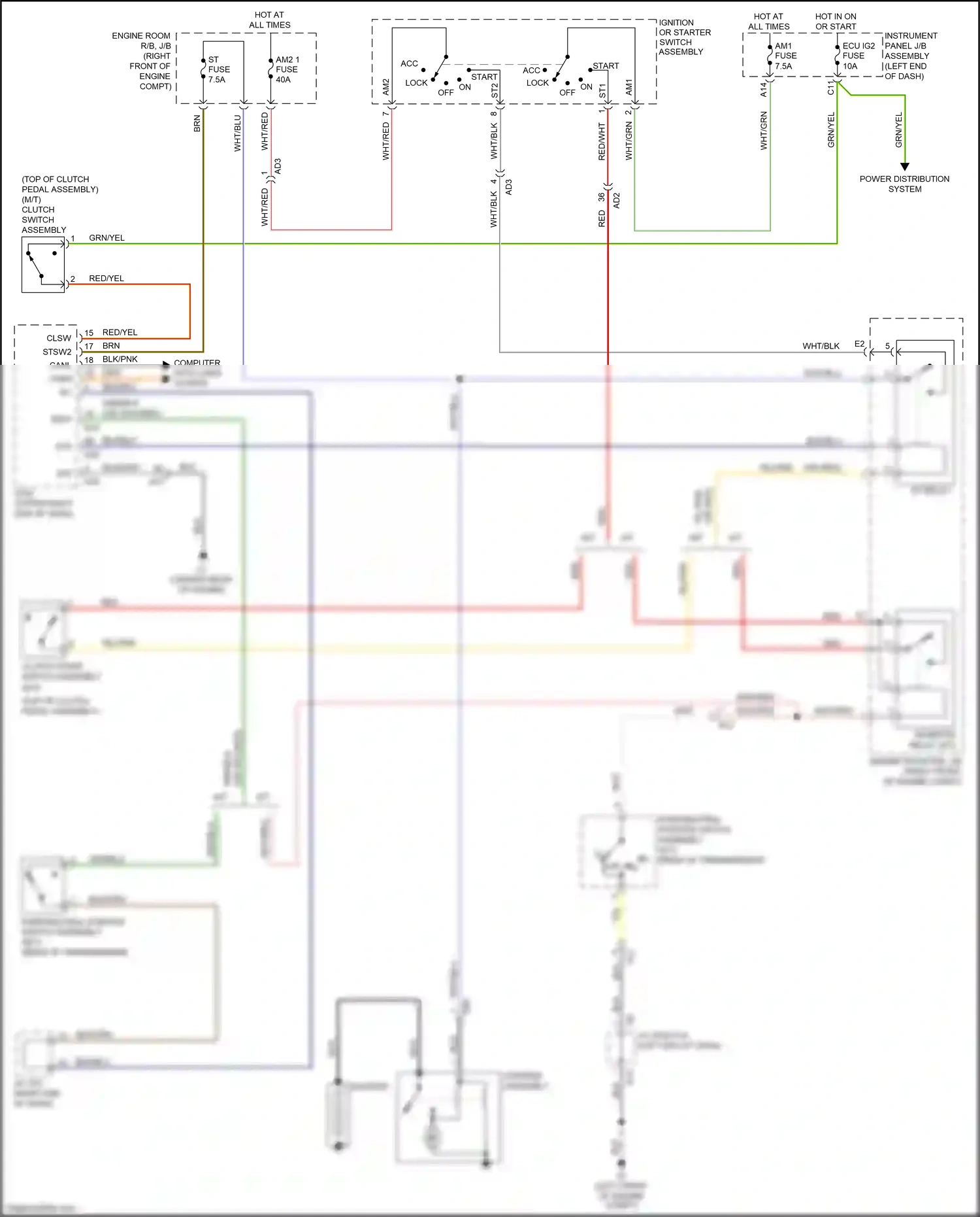 Subaru BRZ ZC facelift (2016-2020) computer data lines system wiring diagram  (6 of 50)