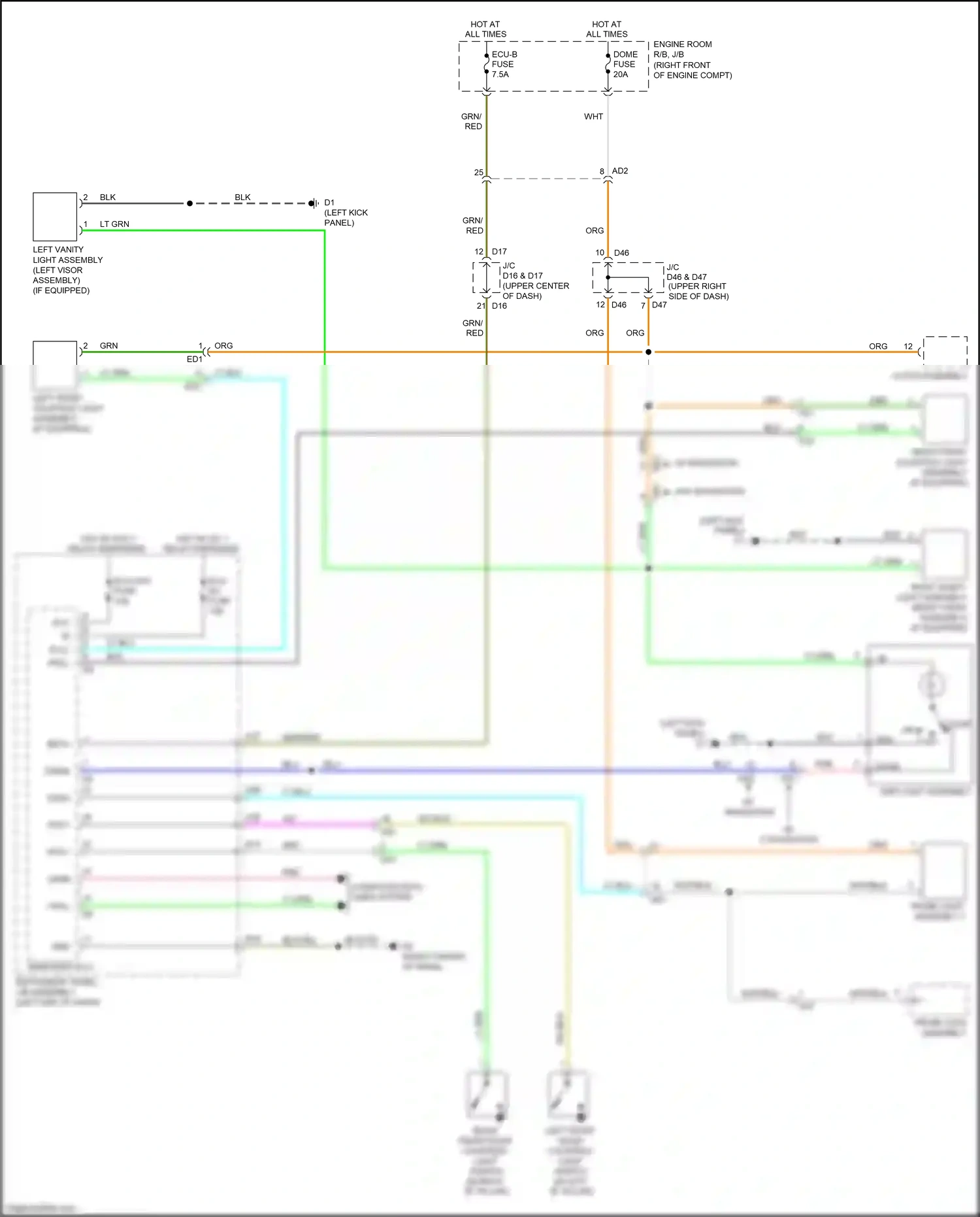 Subaru BRZ ZC facelift (2016-2020) computer data lines system wiring diagram  (2 of 50)