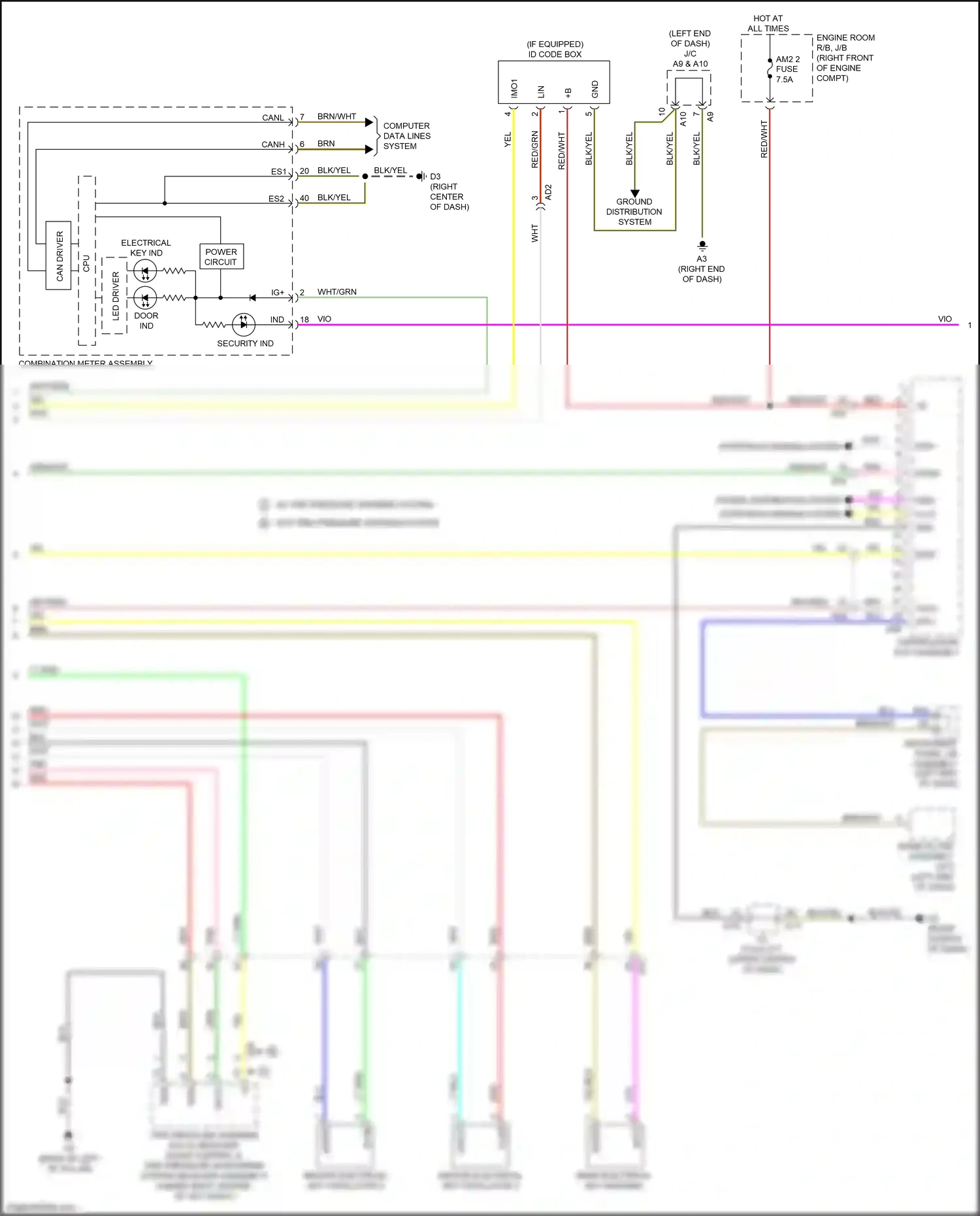 Subaru BRZ ZC facelift (2016-2020) computer data lines system wiring diagram  (17 of 50)