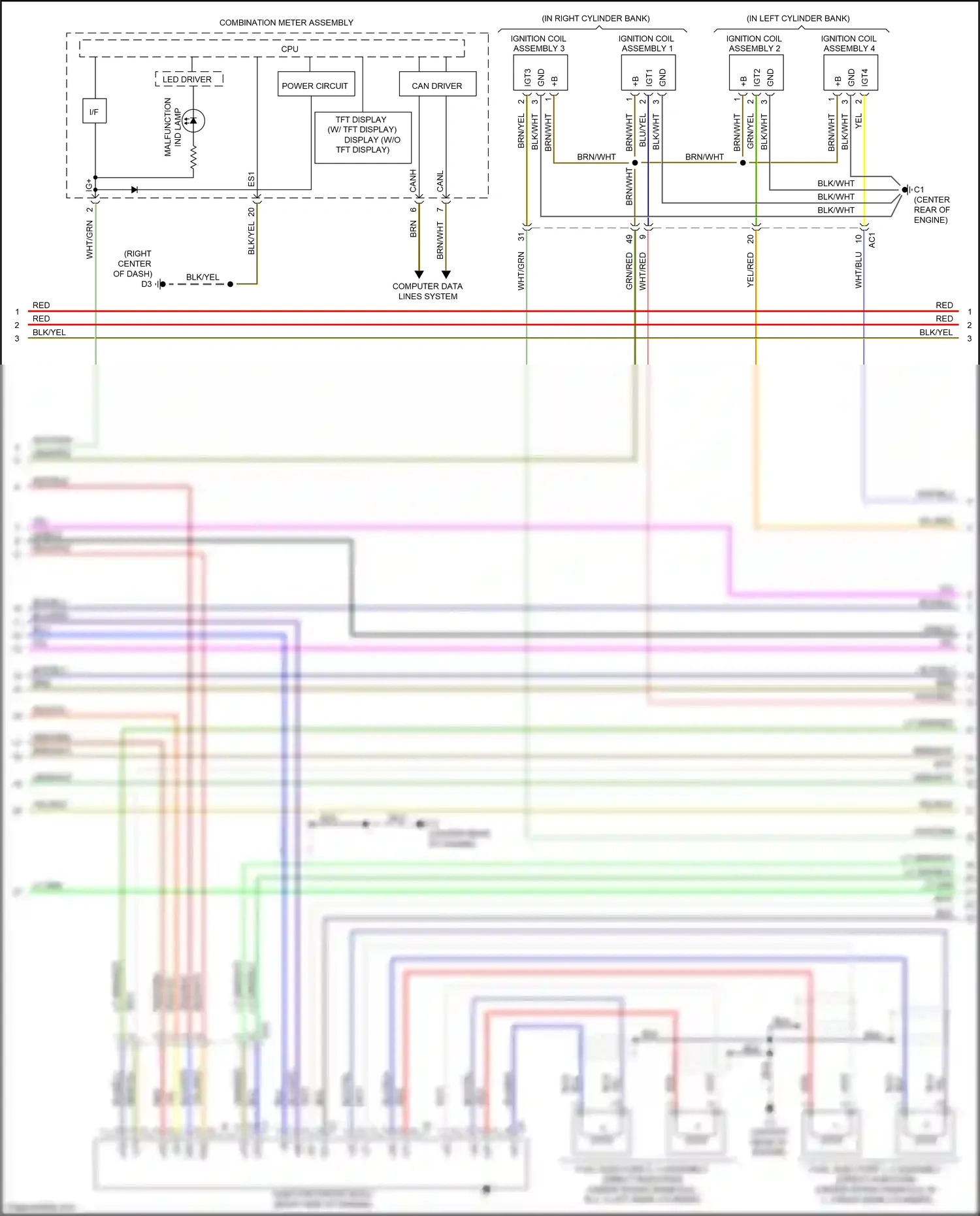 Subaru BRZ ZC facelift (2016-2020) computer data lines system wiring diagram  (50 of 50)