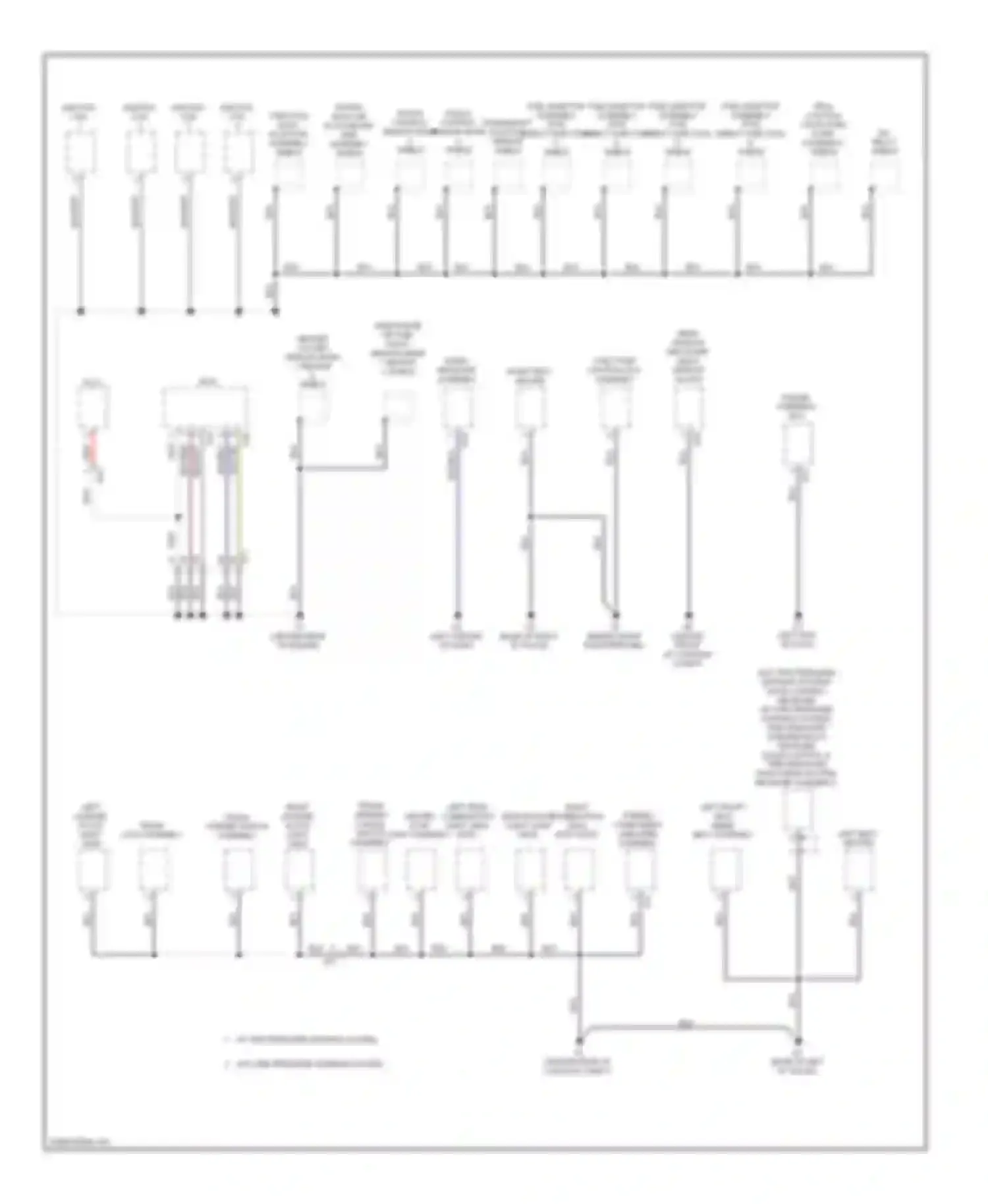 BRZ Subaru ZC (2012-2016): Ground distribution circuit (3 of 3)
