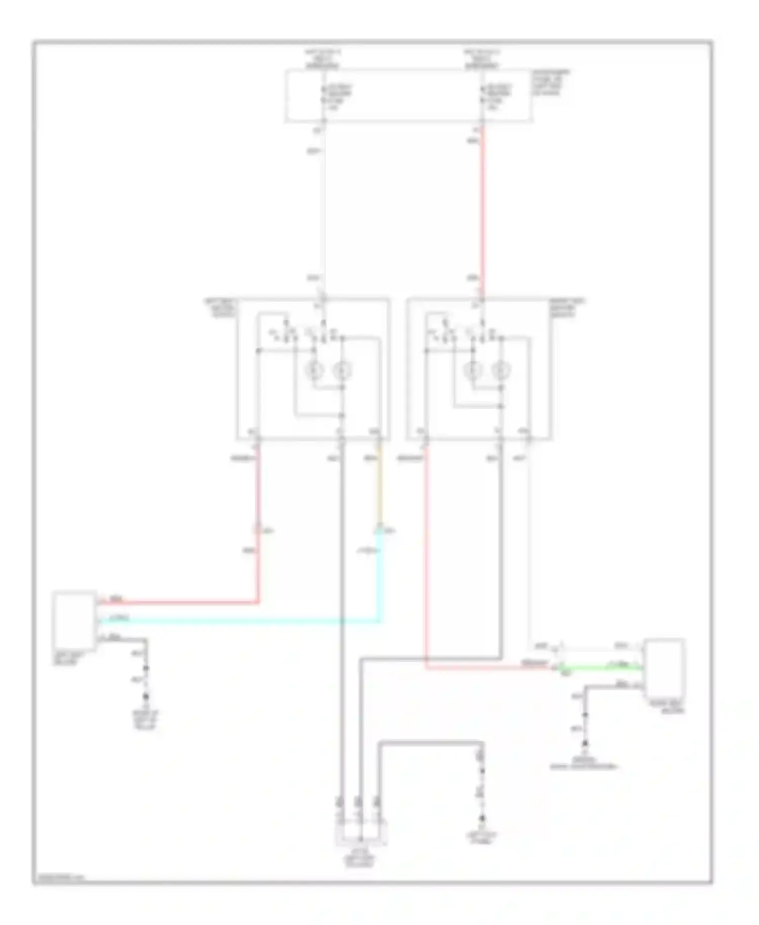 BRZ Subaru ZC (2012-2016): Power seats circuit