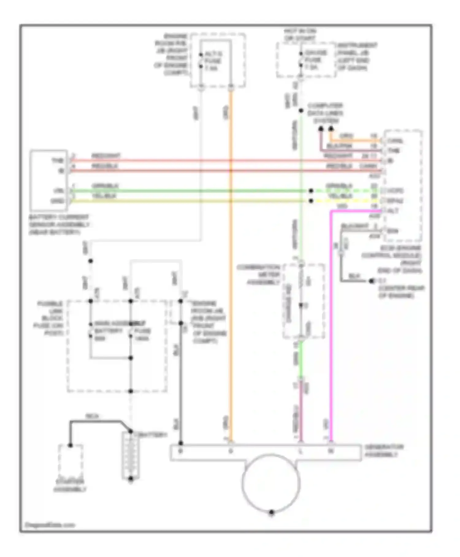 BRZ Subaru ZC (2012-2016): Charging circuit