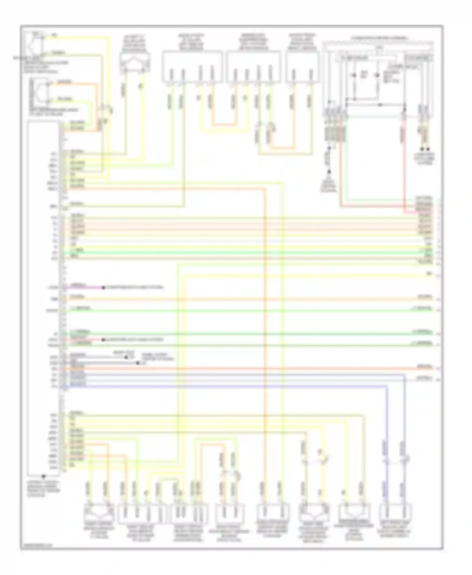 BRZ Subaru ZC (2012-2016): Supplemental restraints circuit (1 of 2)