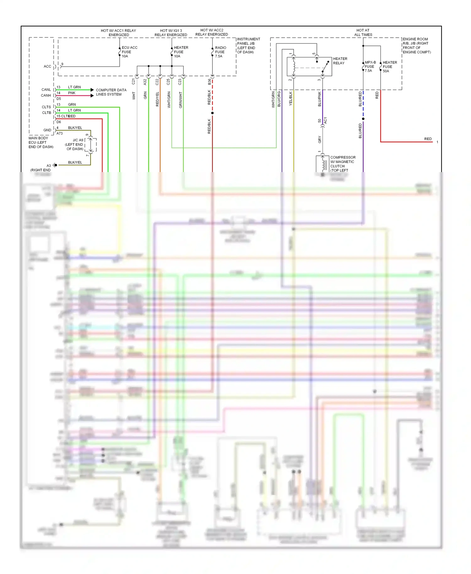Subaru BRZ ZC (2012-2016) computer data lines system wiring diagram  (3 of 47)