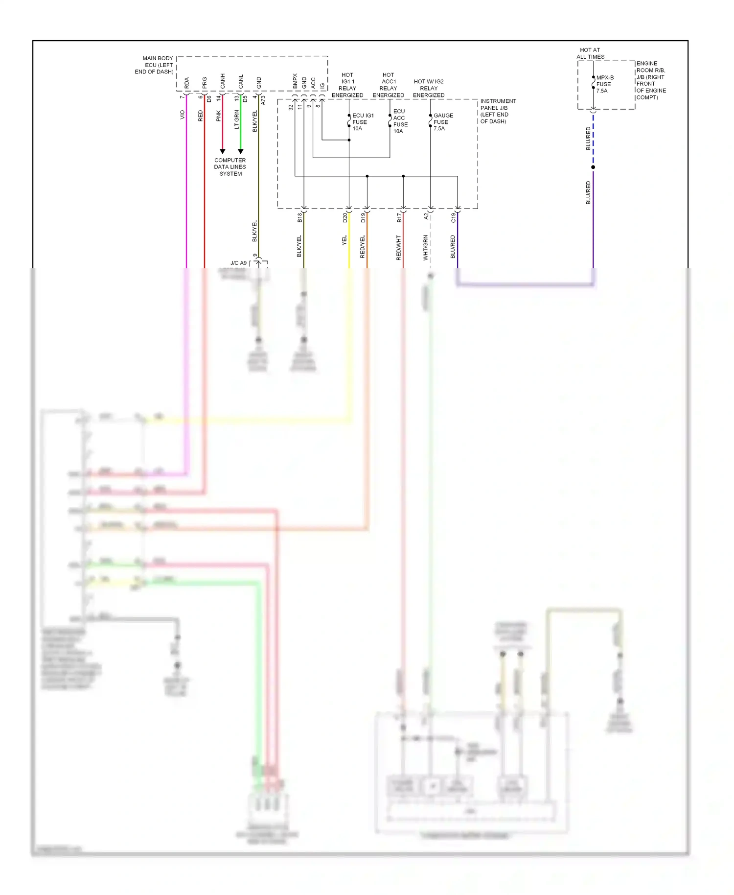 Subaru BRZ ZC (2012-2016) computer data lines system wiring diagram  (43 of 47)