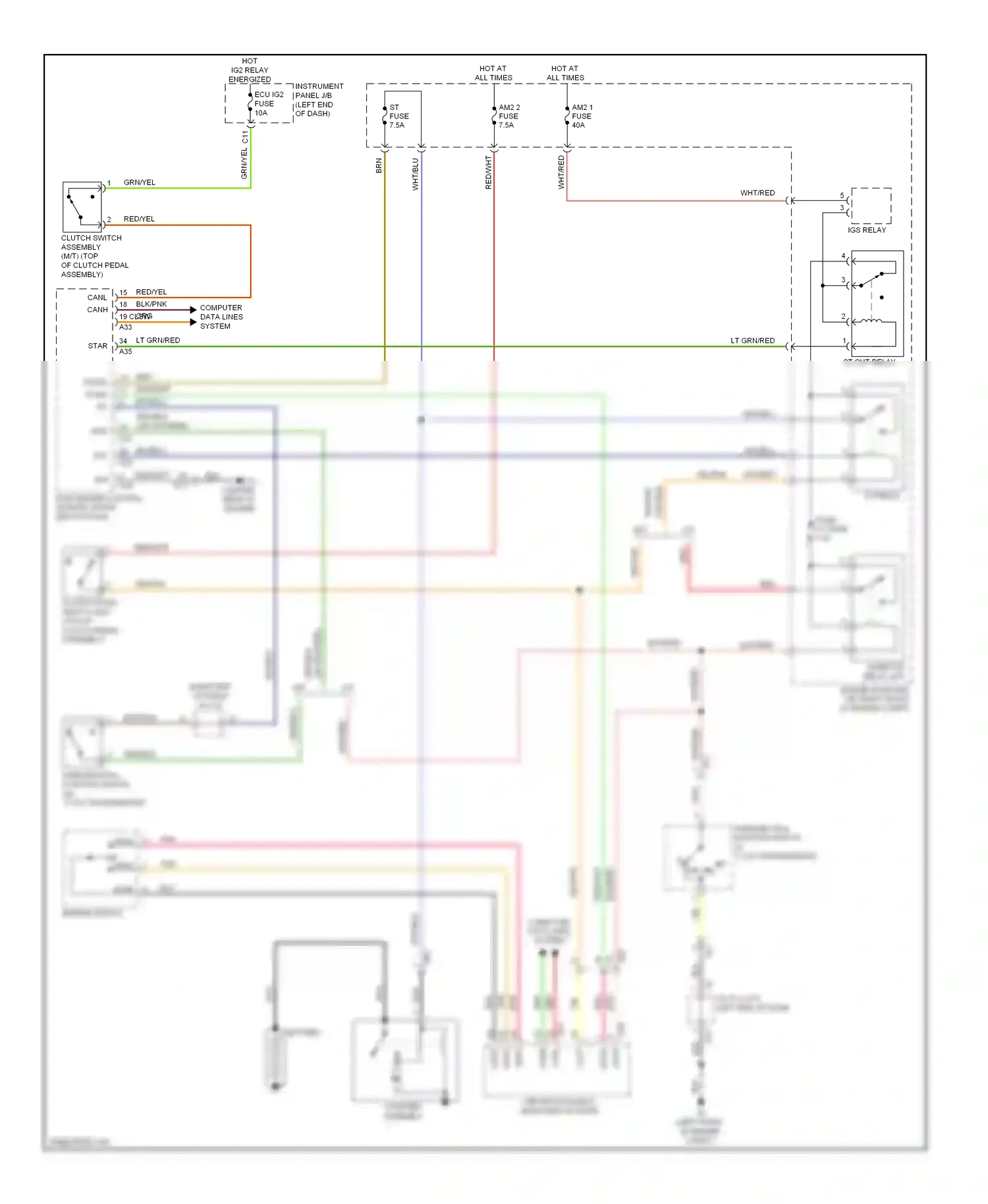 Subaru BRZ ZC (2012-2016) computer data lines system wiring diagram  (40 of 47)