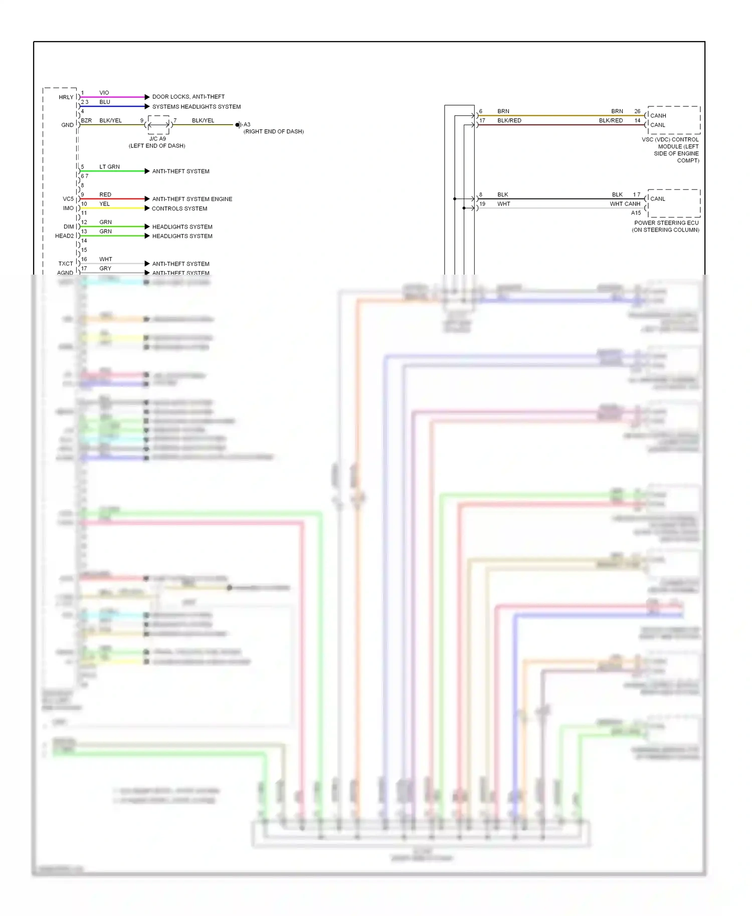 Subaru BRZ ZC (2012-2016) imo wiring diagram  (1 of 5)