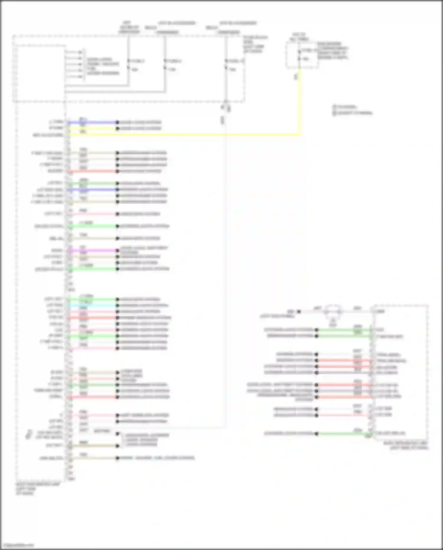 BRZ Subaru ZD8 (2020-2024): Body control modules circuit (1 of 2)