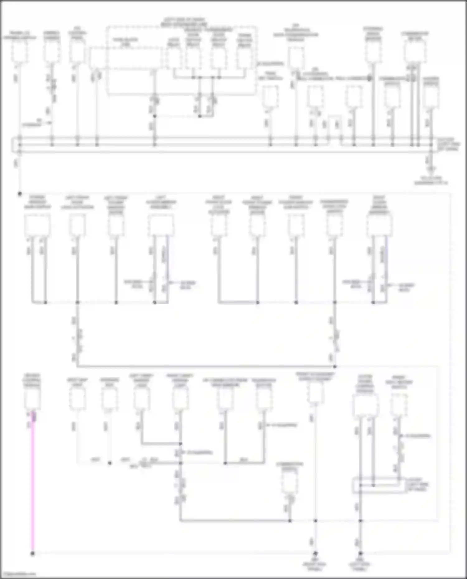 BRZ Subaru ZD8 (2020-2024): Ground distribution circuit (1 of 4)