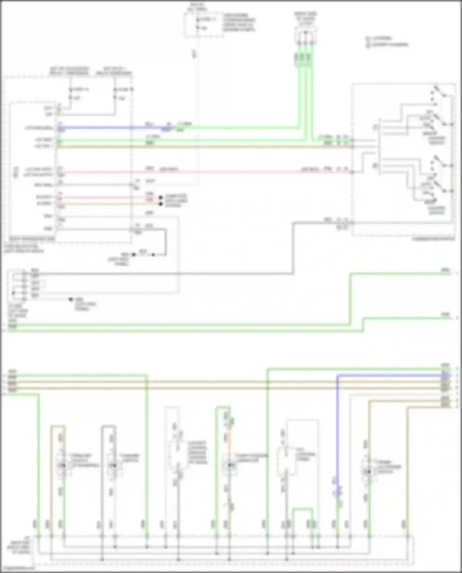 BRZ Subaru ZD8 (2020-2024): Instrument illumination circuit (2 of 3)