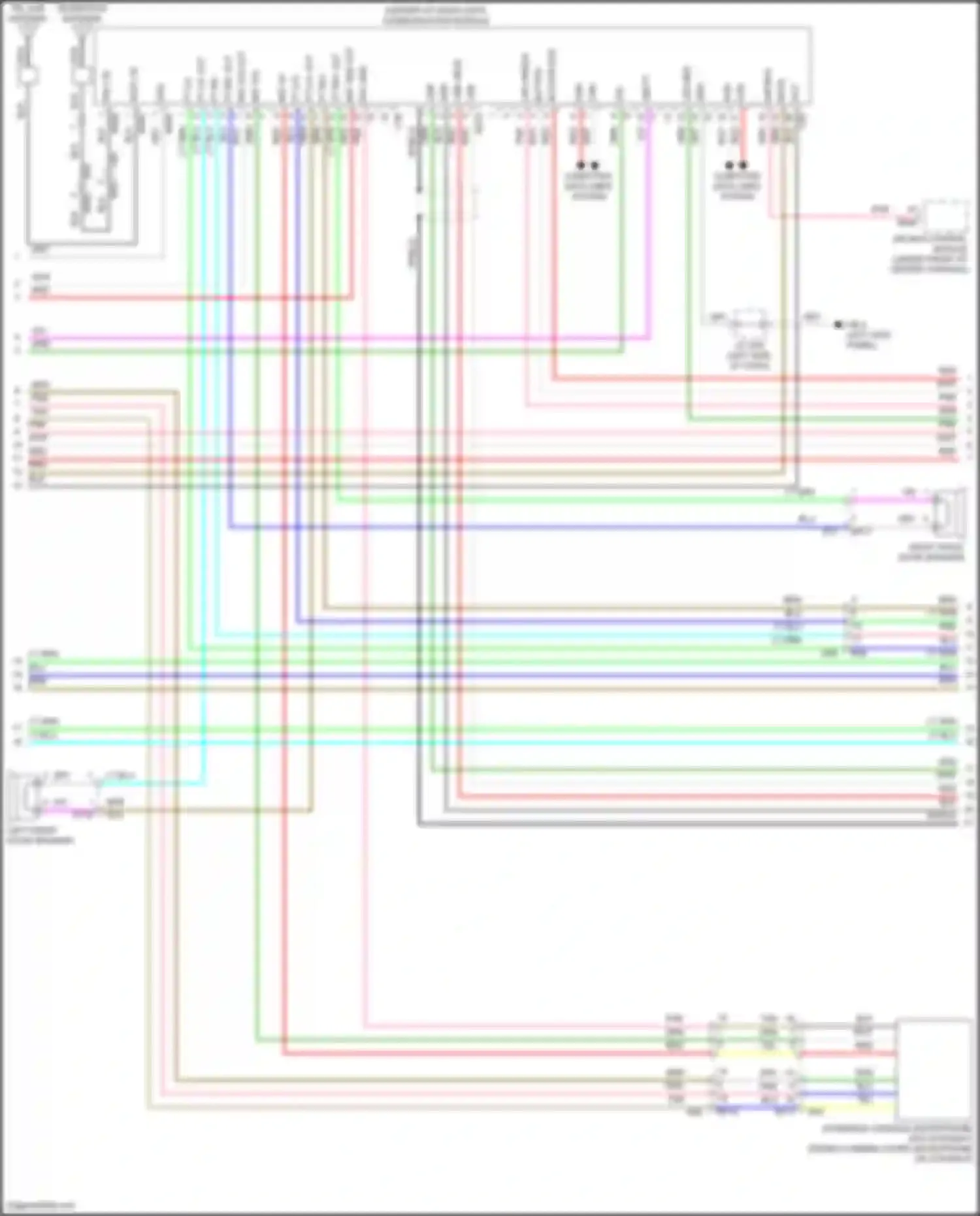 BRZ Subaru ZD8 (2020-2024): Navigation circuit, w/ audio amplifier & telematics (2 of 4)
