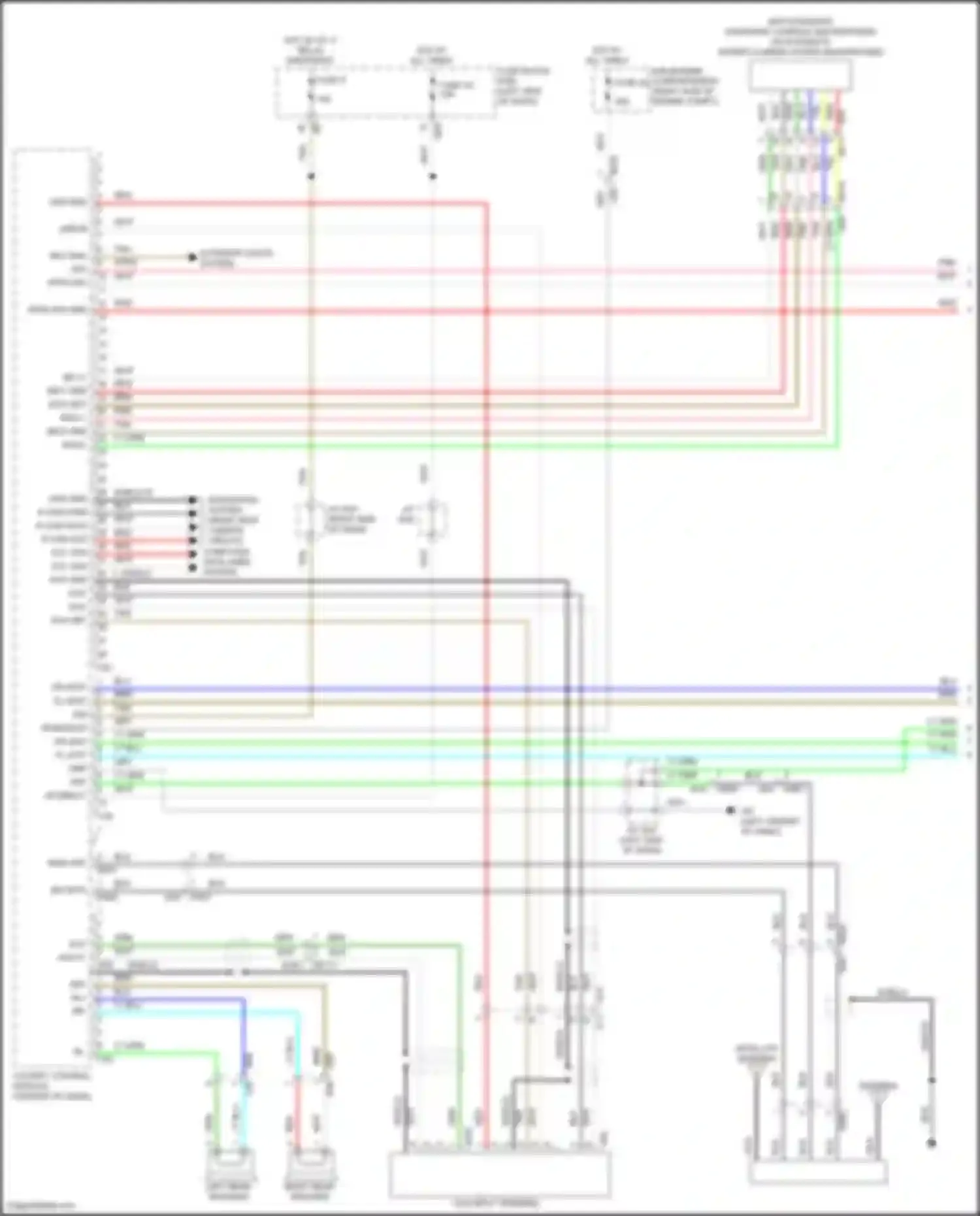 BRZ Subaru ZD8 (2020-2024): Navigation circuit, w/ audio amplifier w/o telematics (1 of 3)