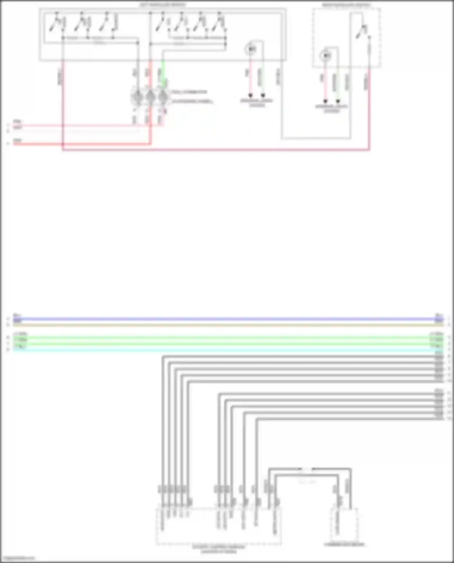 BRZ Subaru ZD8 (2020-2024): Navigation circuit, w/ audio amplifier w/o telematics (2 of 3)
